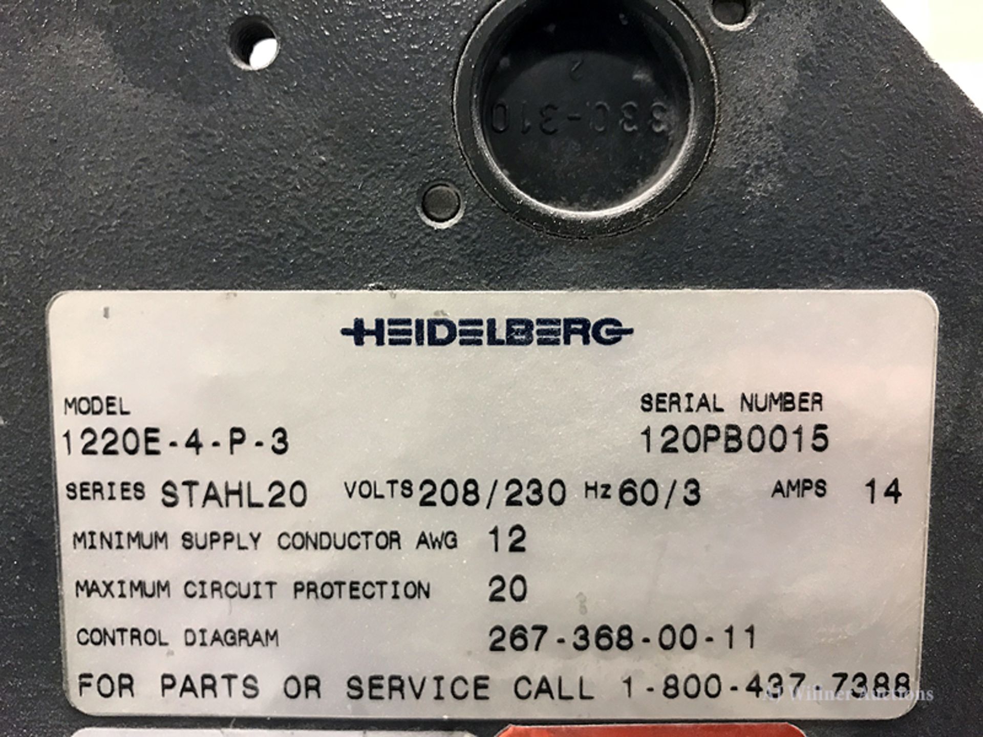 Heidelberg Stahl 20 Series Folder w/ Right Angle & Delivery - Image 5 of 7