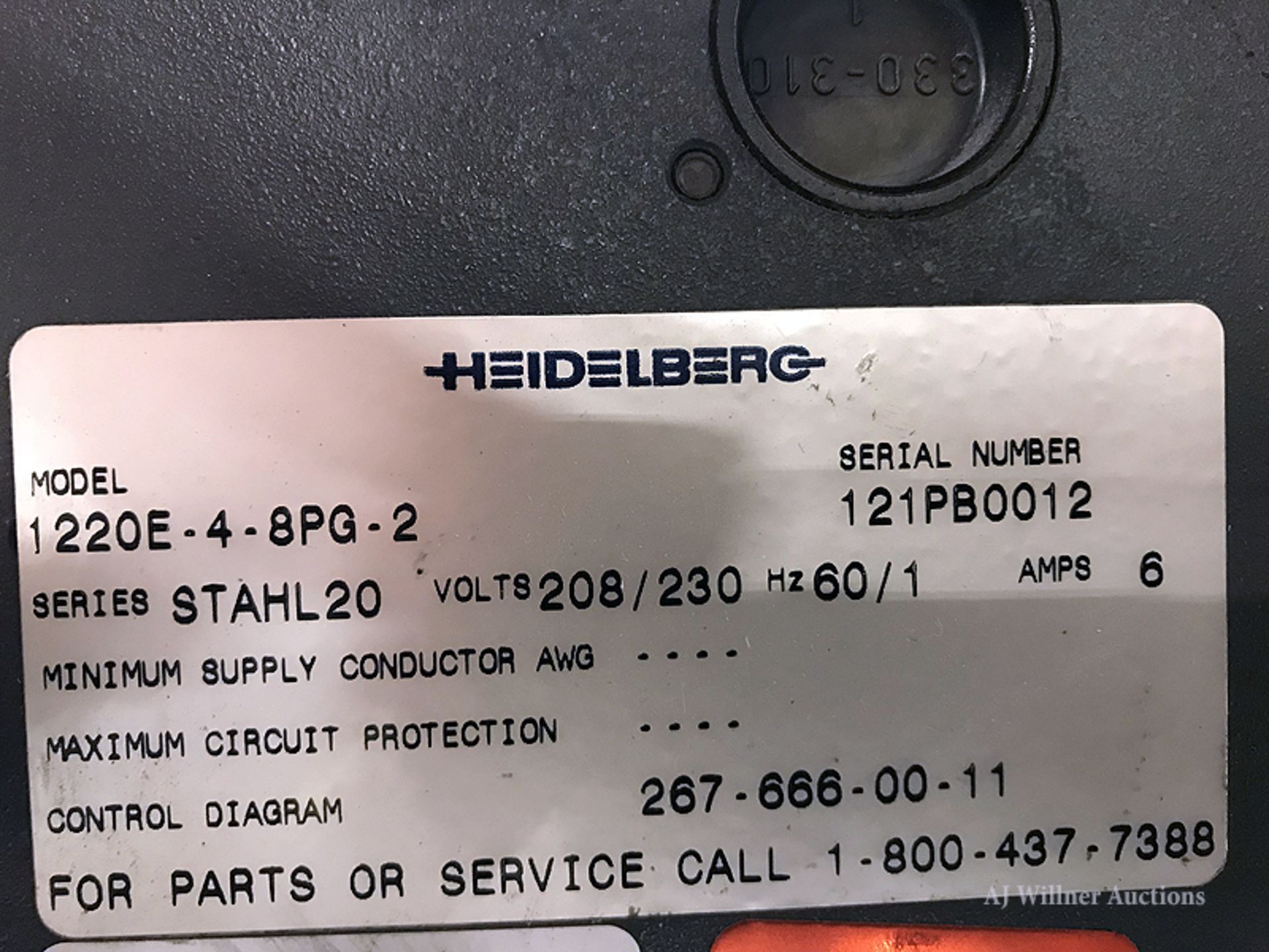 Heidelberg Stahl 20 Series Folder w/ Right Angle & Delivery - Image 7 of 7