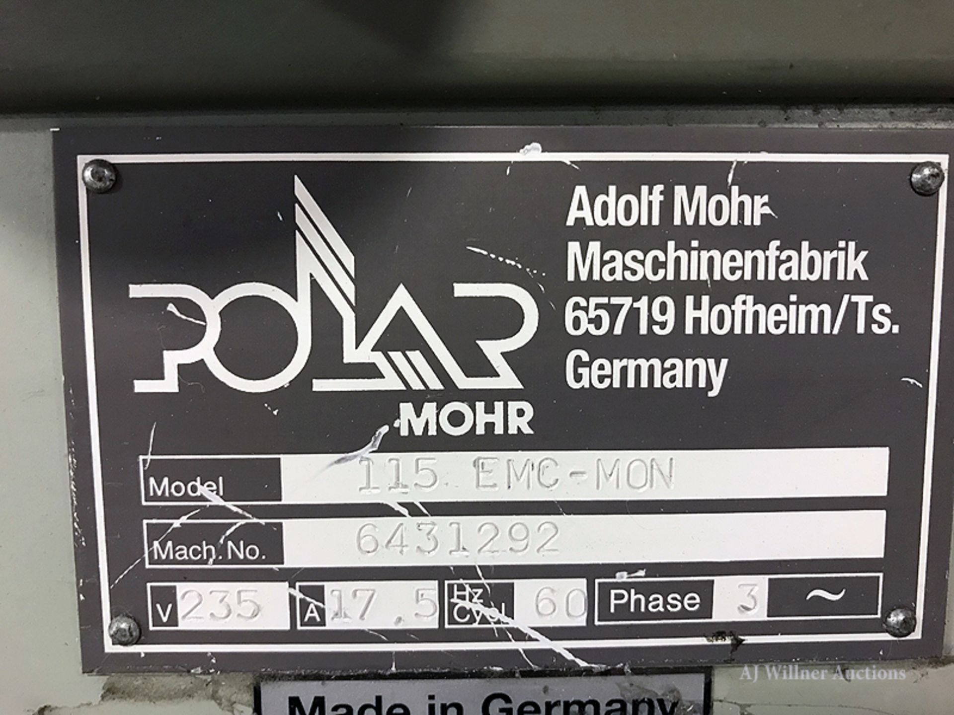 Polar Mohr Model 115 EMC Paper Cutter - Image 5 of 5