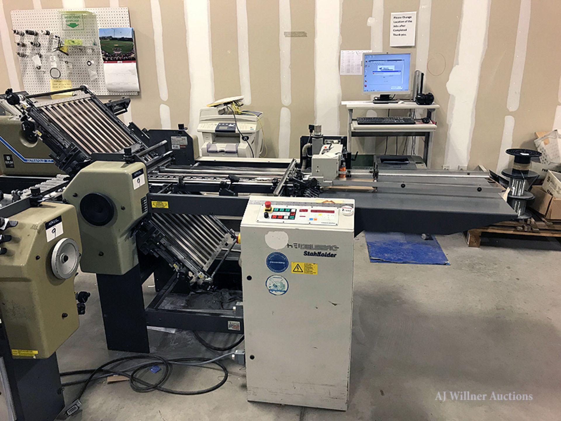 Heidelberg Stahl 20 Series Folder w/ Right Angle & Delivery - Image 4 of 7