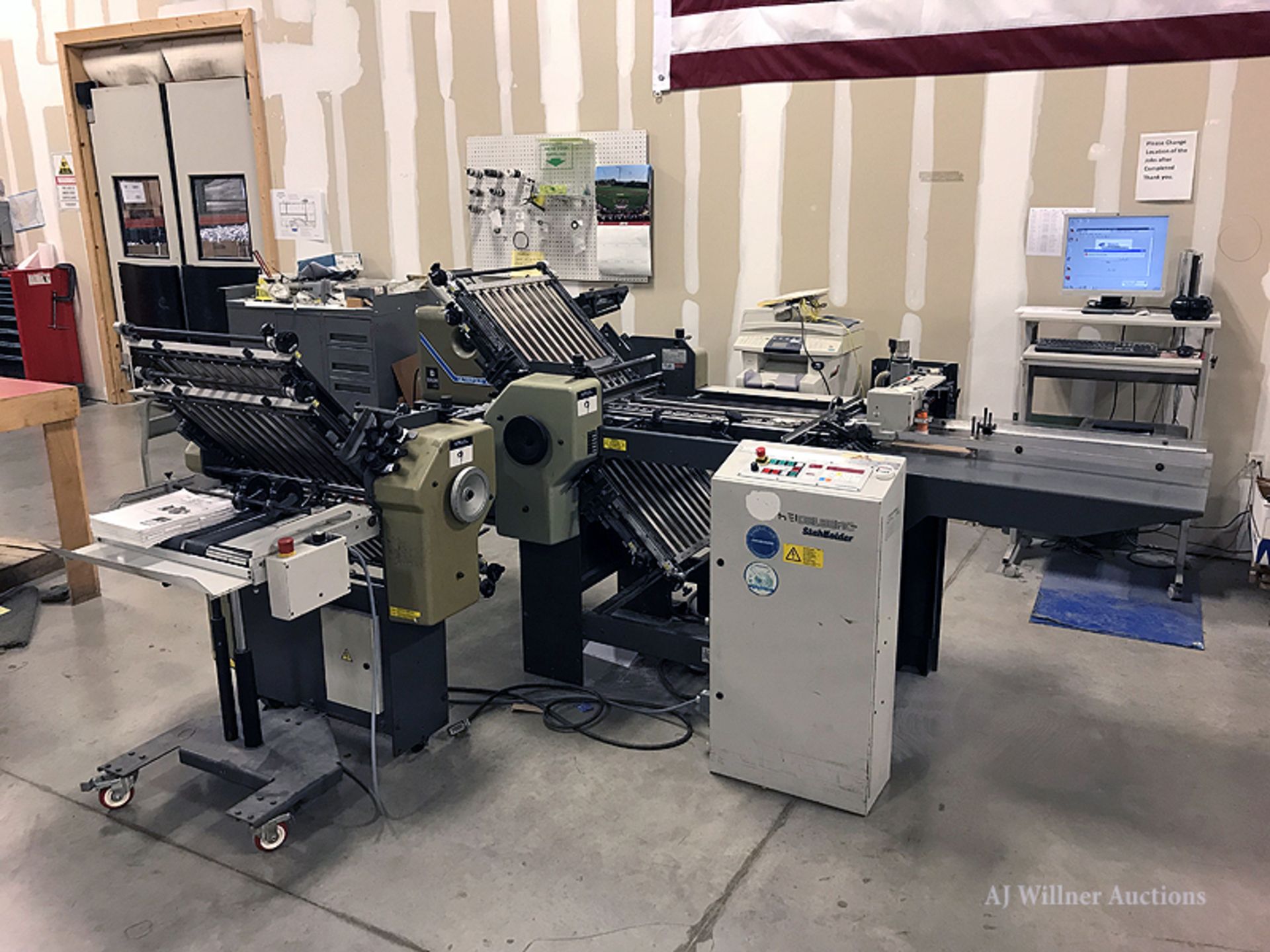 Heidelberg Stahl 20 Series Folder w/ Right Angle & Delivery