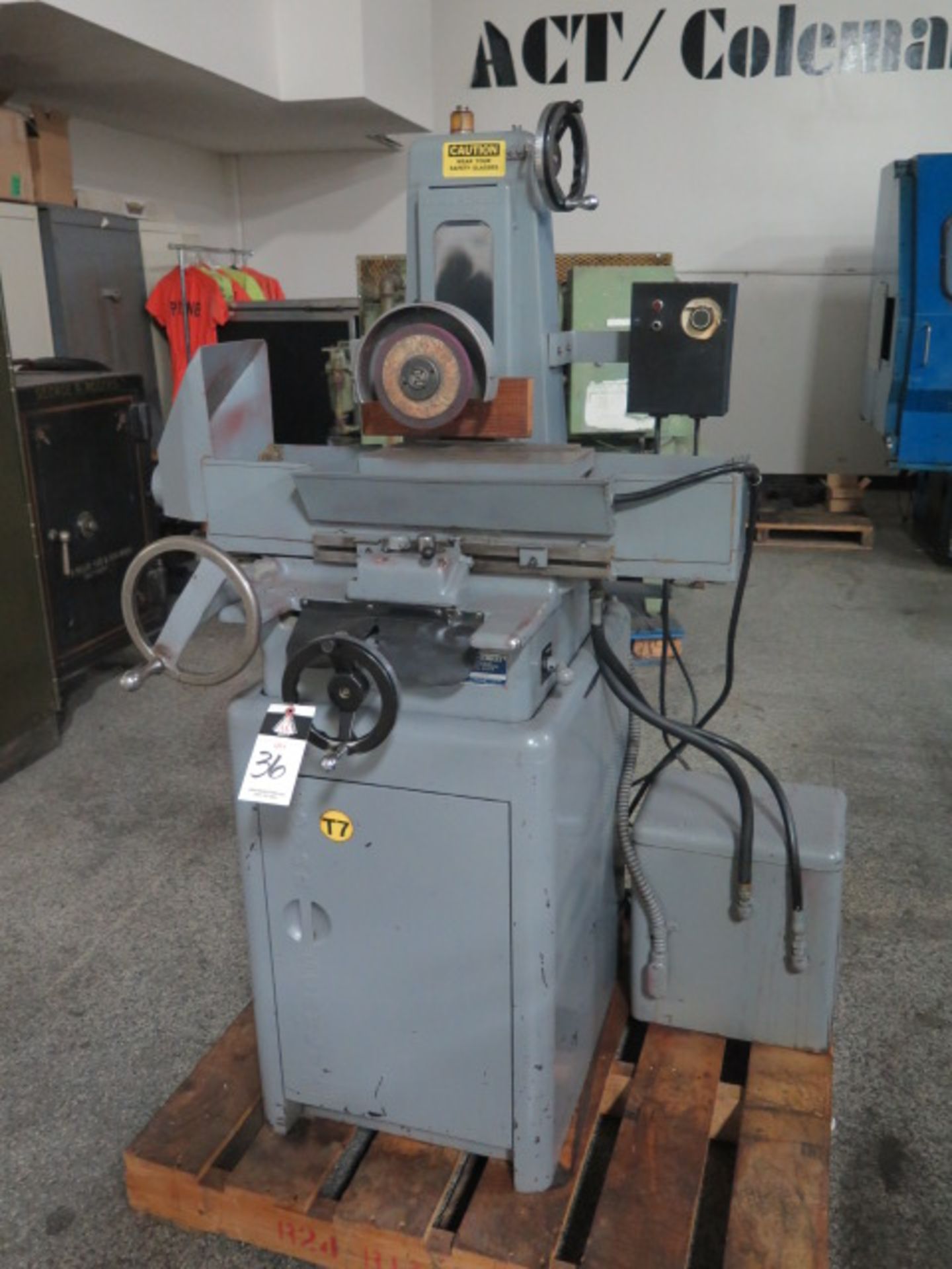 Boyar Schultz mdl. 612-H 6” x 12” Hydraulic Surface Grinder w/ Magnalock Electromagnetic Chuck