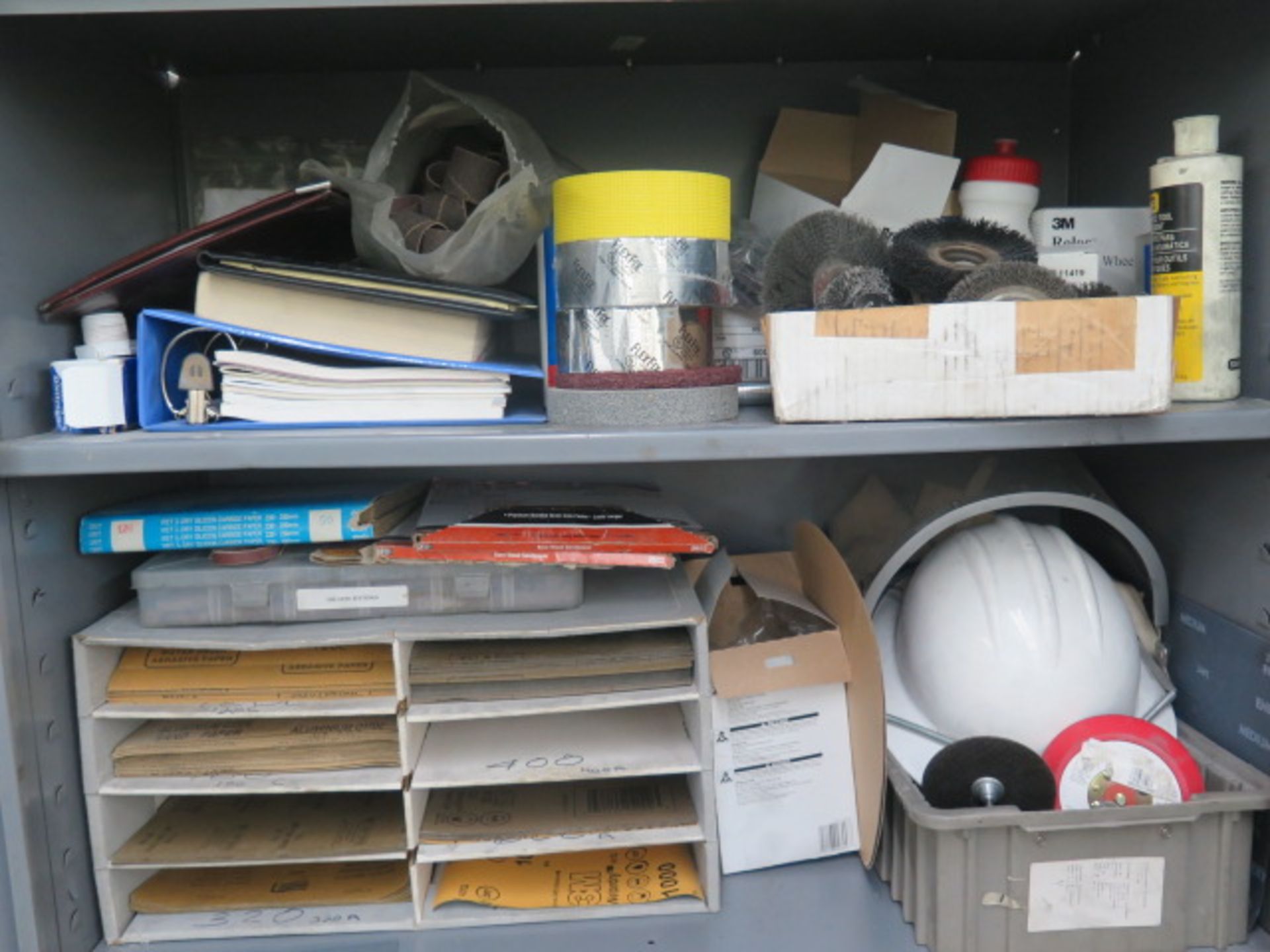 Storage Cabinet w/ Abrasives - Image 3 of 8