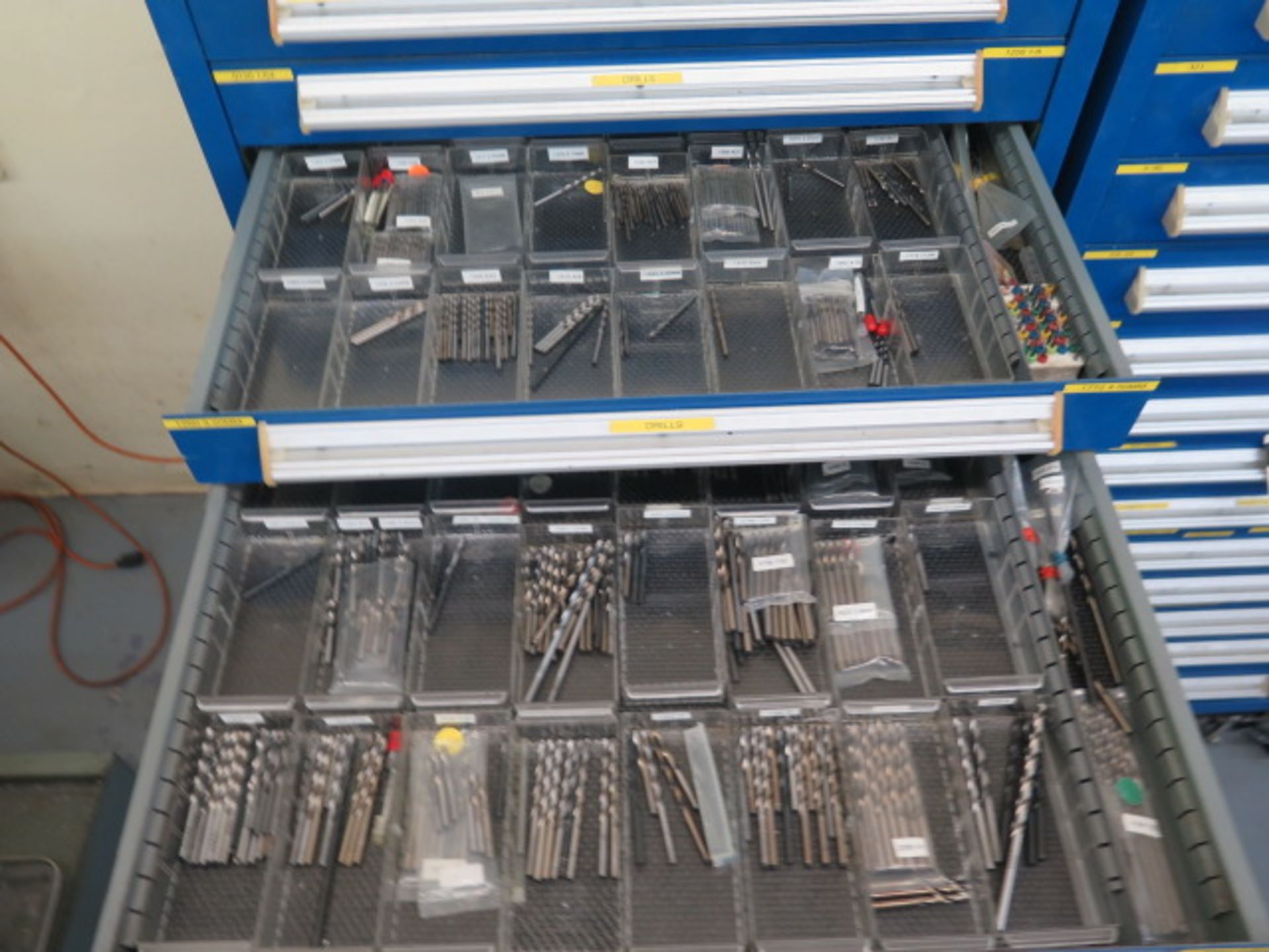 15-Drawer Rolling Tooling Cabinet w/ Drills - Image 3 of 9