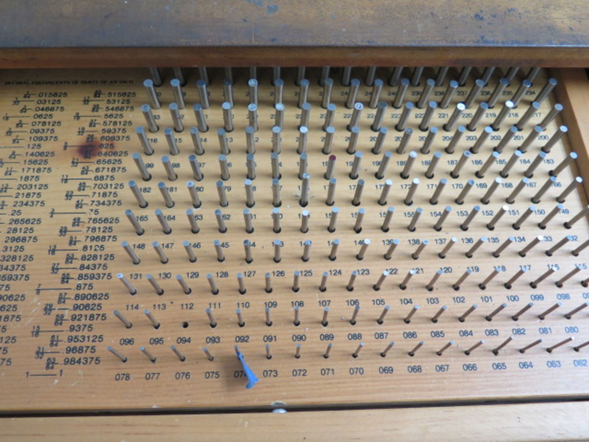 Meyer Pin Gage Cabinet .061"-.750" - Image 2 of 5