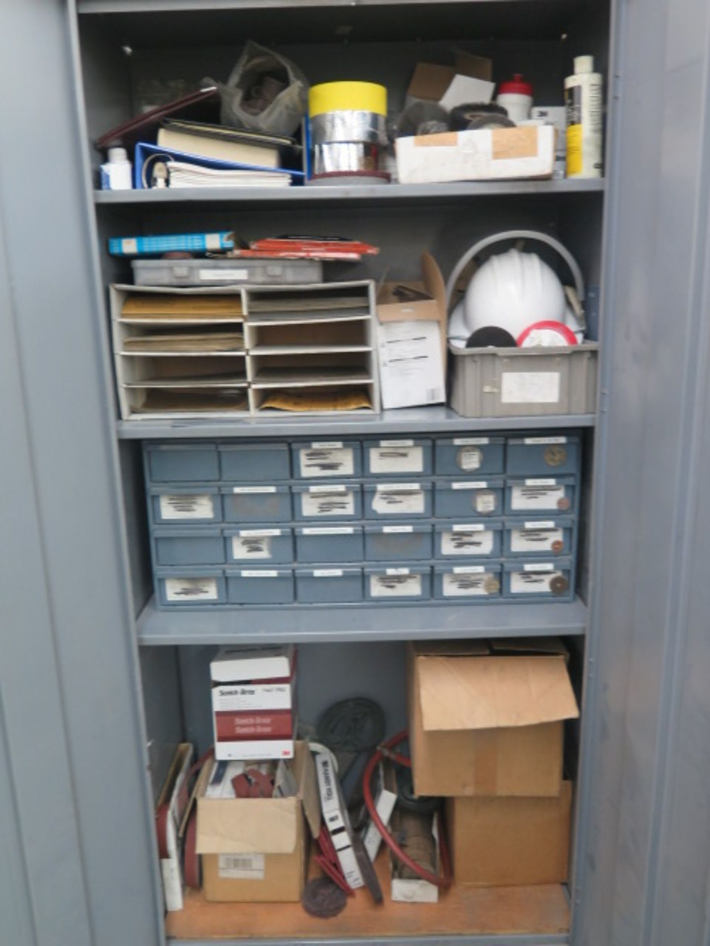 Storage Cabinet w/ Abrasives - Image 2 of 8