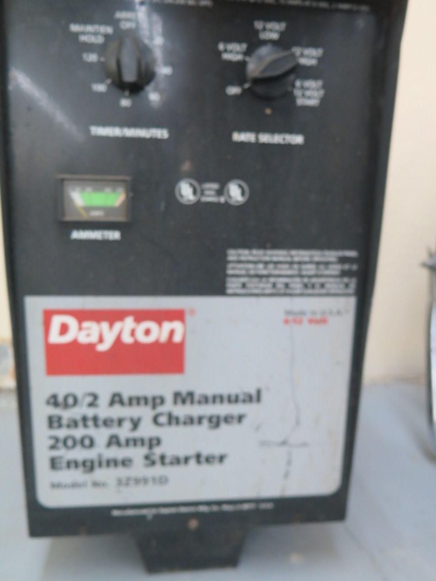 Dayton 40 Amp Battery Charger - Image 2 of 2