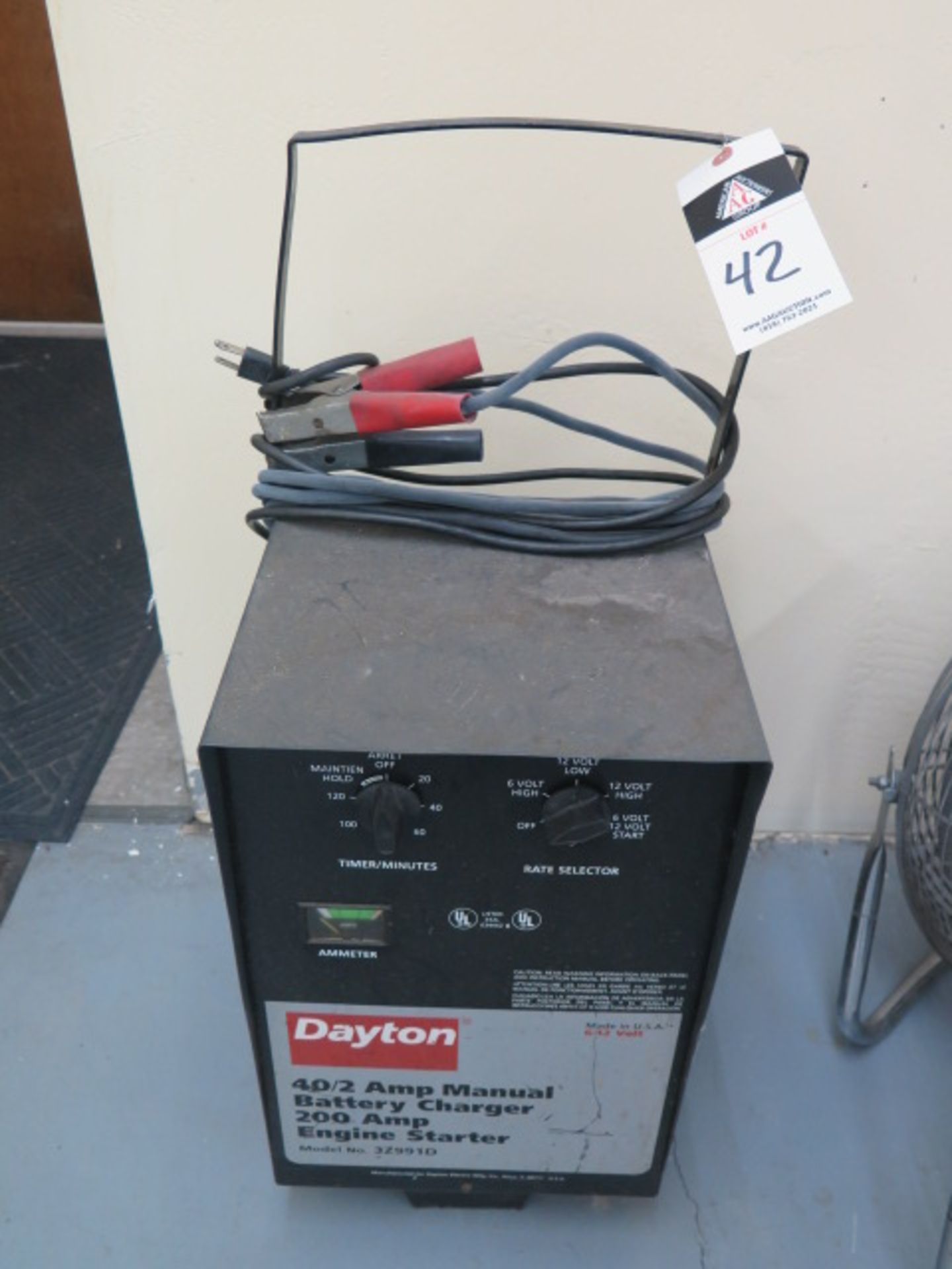 Dayton 40 Amp Battery Charger