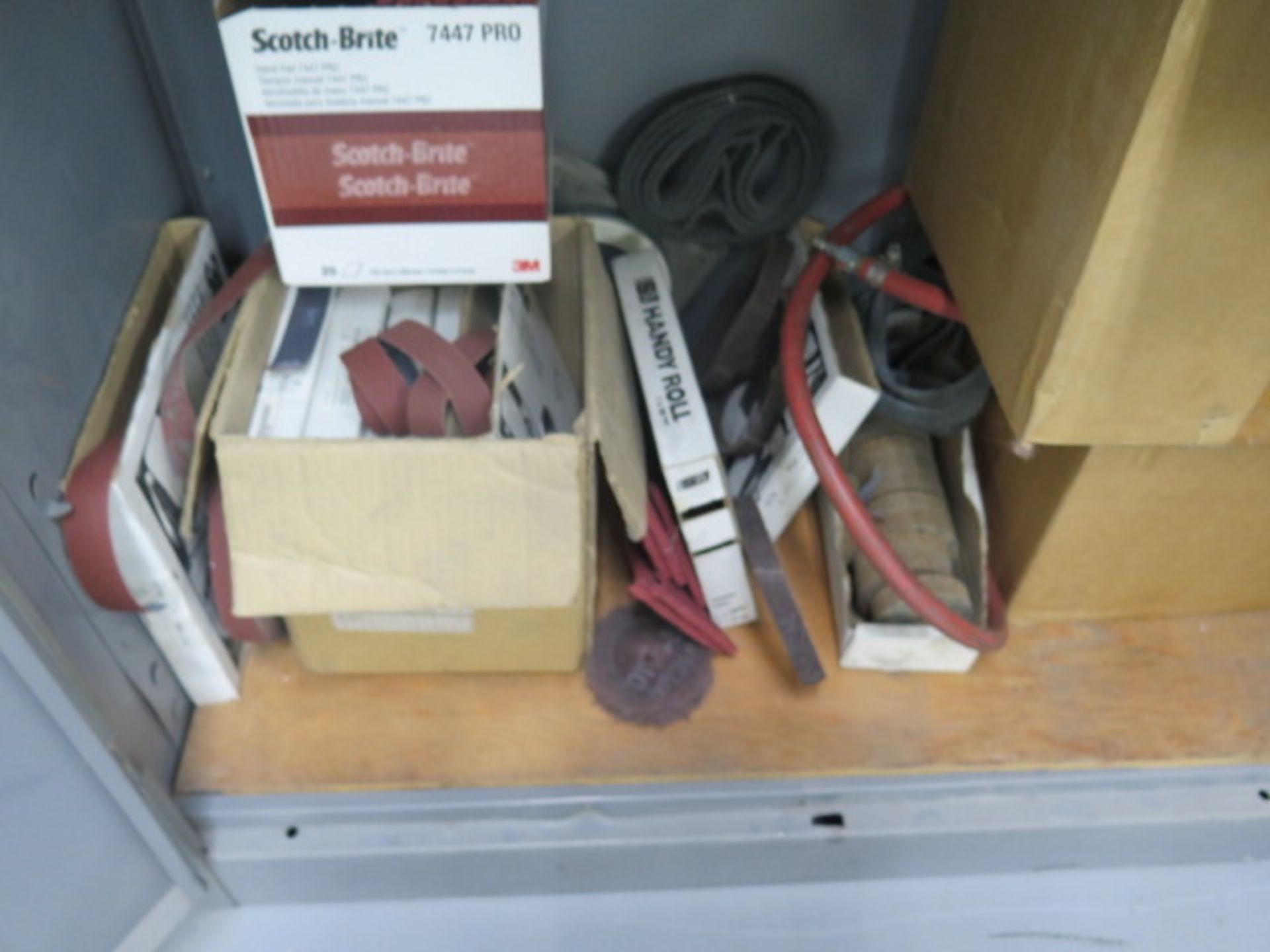 Storage Cabinet w/ Abrasives - Image 8 of 8