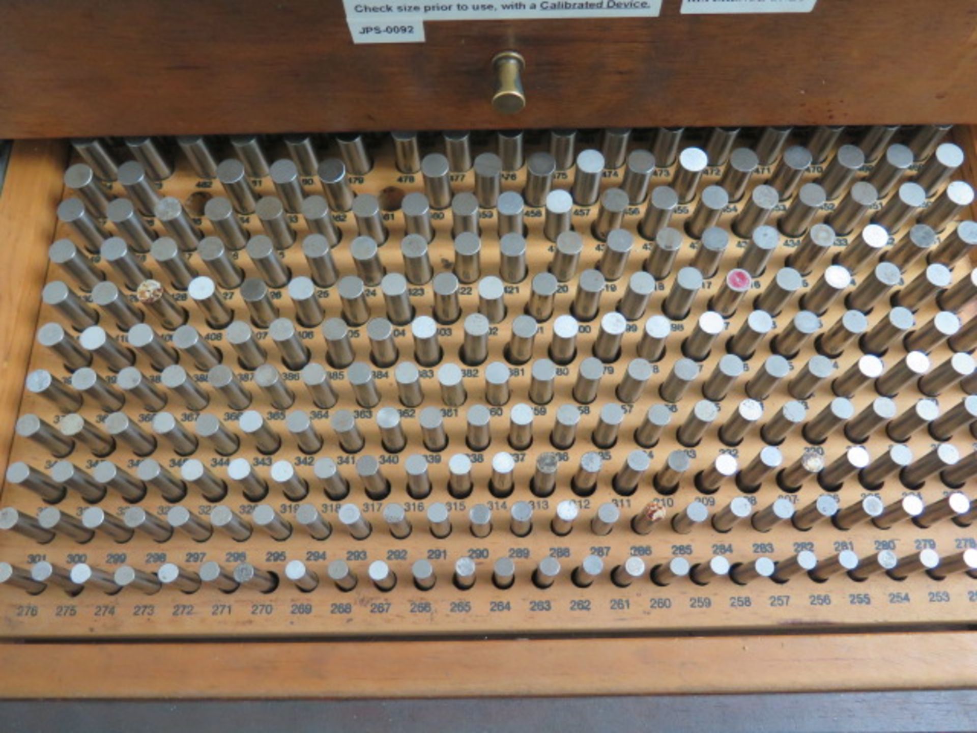 Meyer Pin Gage Cabinet .061"-.750" - Image 3 of 5