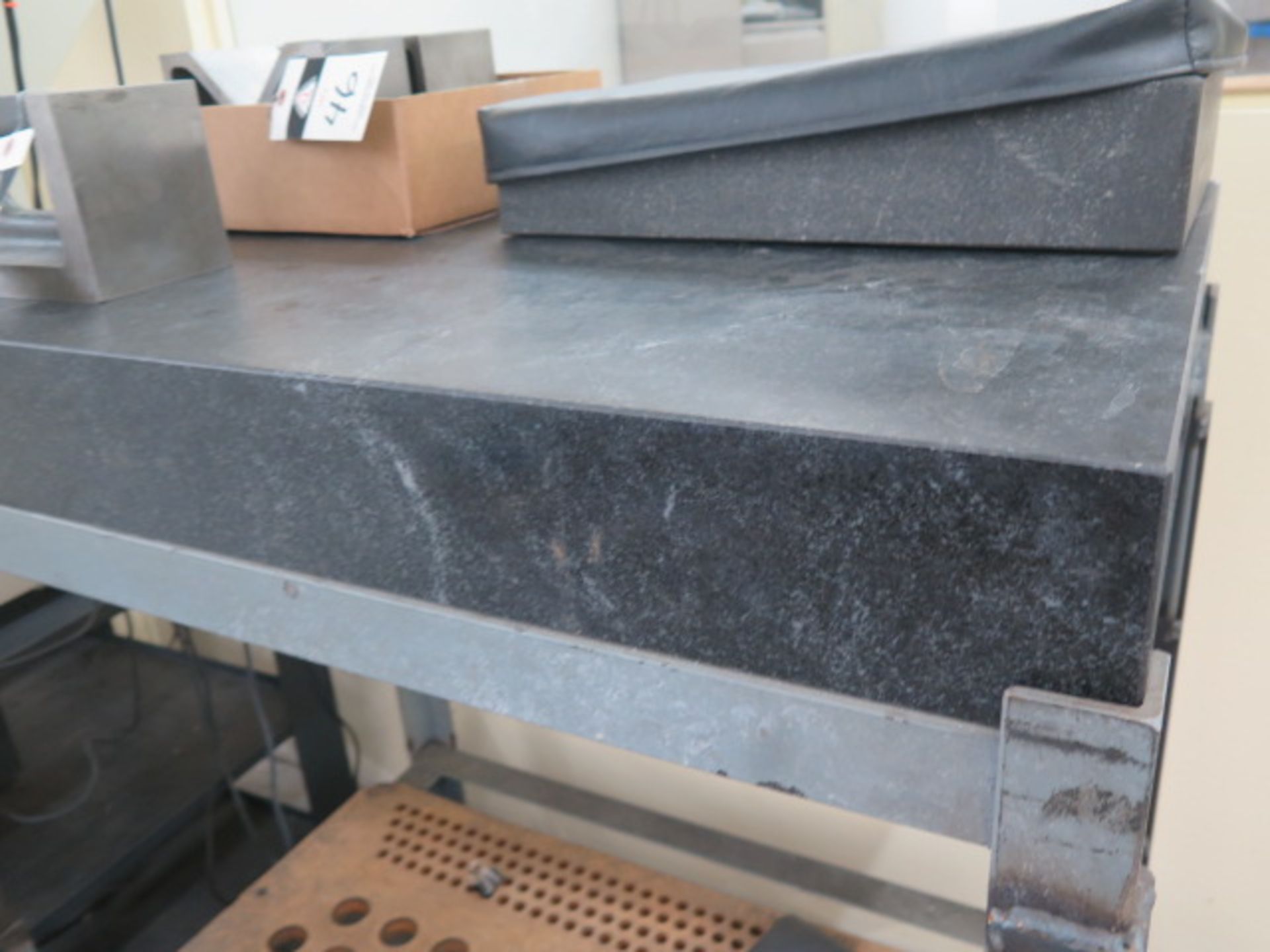 24” x 36” x 4 ¼” Granite Surface Plate w/ Roll Stand - Image 2 of 2