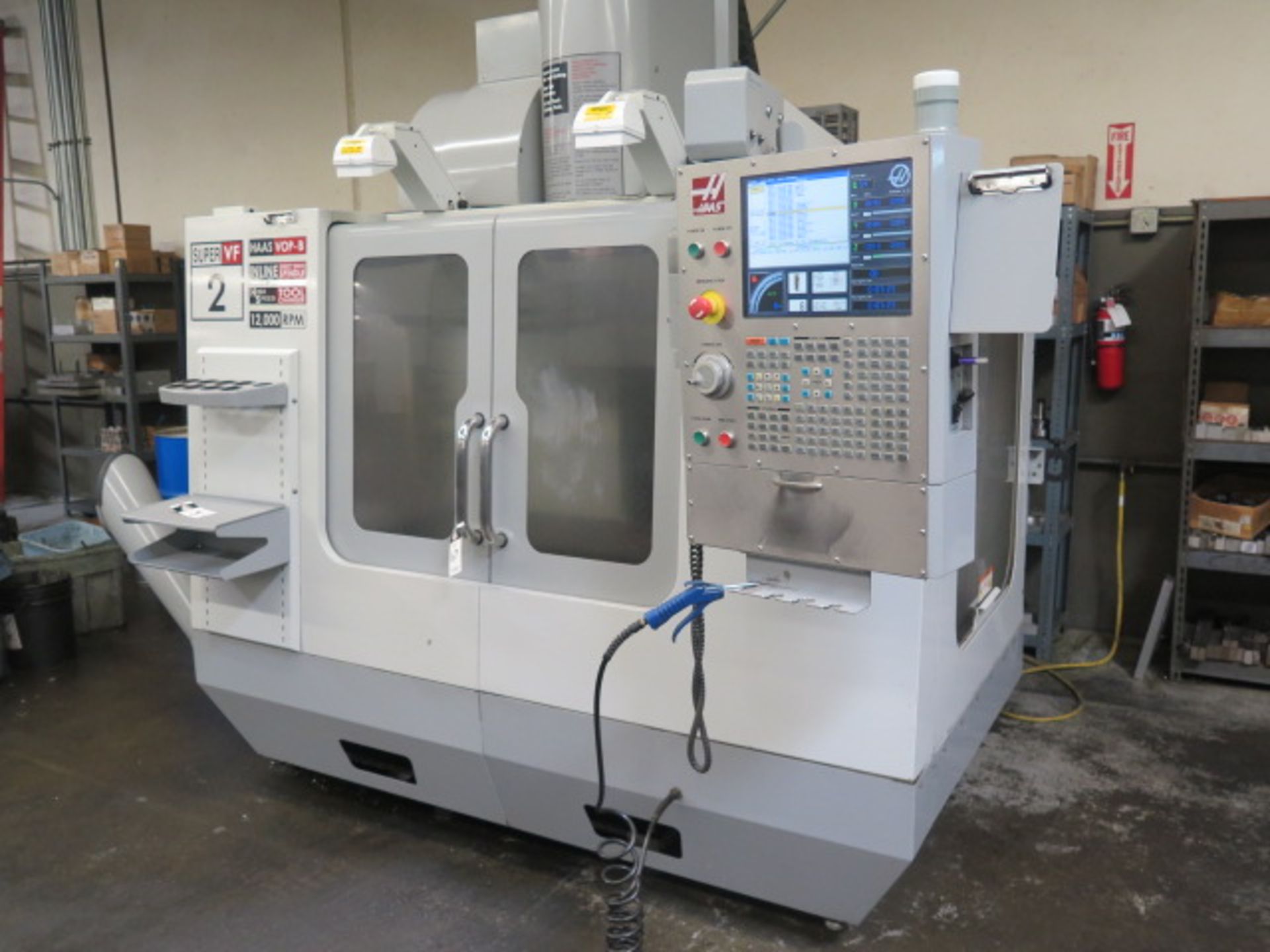 2007 Haas Super VF-2SS 4-Axis CNC Vertical Machining Center s/n 1062226 w/ Haas Controls, 24-Station - Image 3 of 13