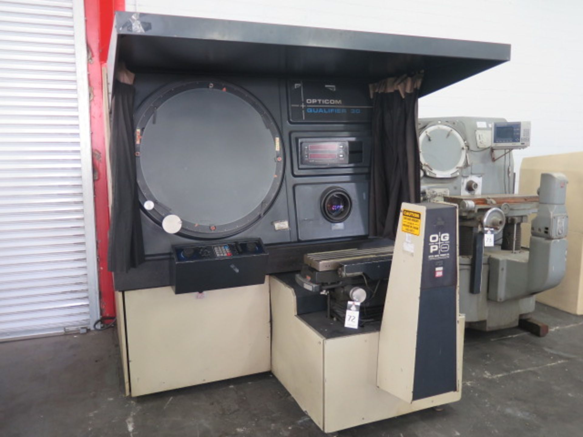 OGP Optical Gaging Co. “Opticon Qualifier 30” mdl. 0030S 30” Optical Comparator s/n 00300-340 w/
