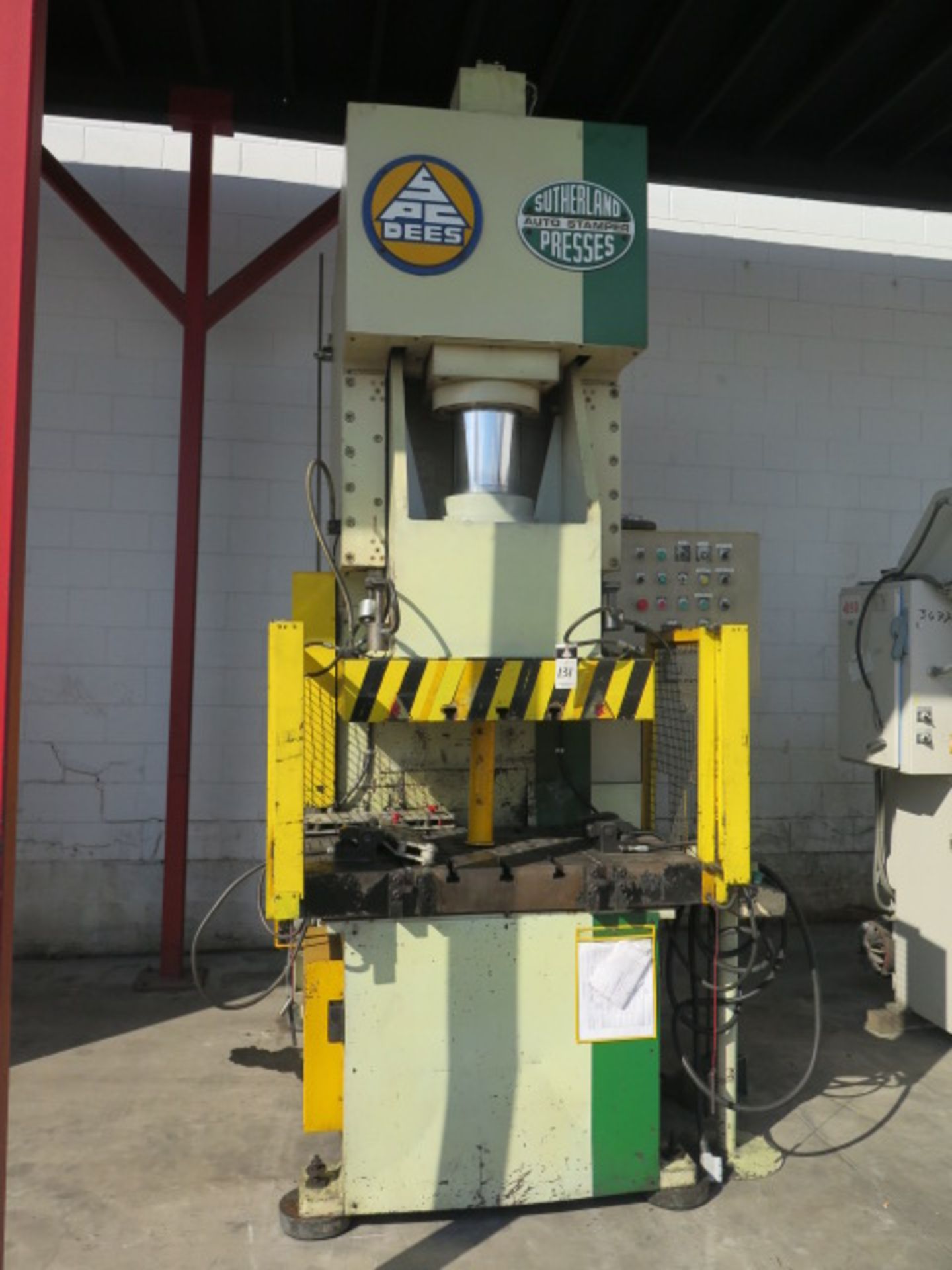 2005 Sutherland Auto Stamper mdl. CPG1000 100 Ton Hydraulic Stamping Press s/n 200503002 w/