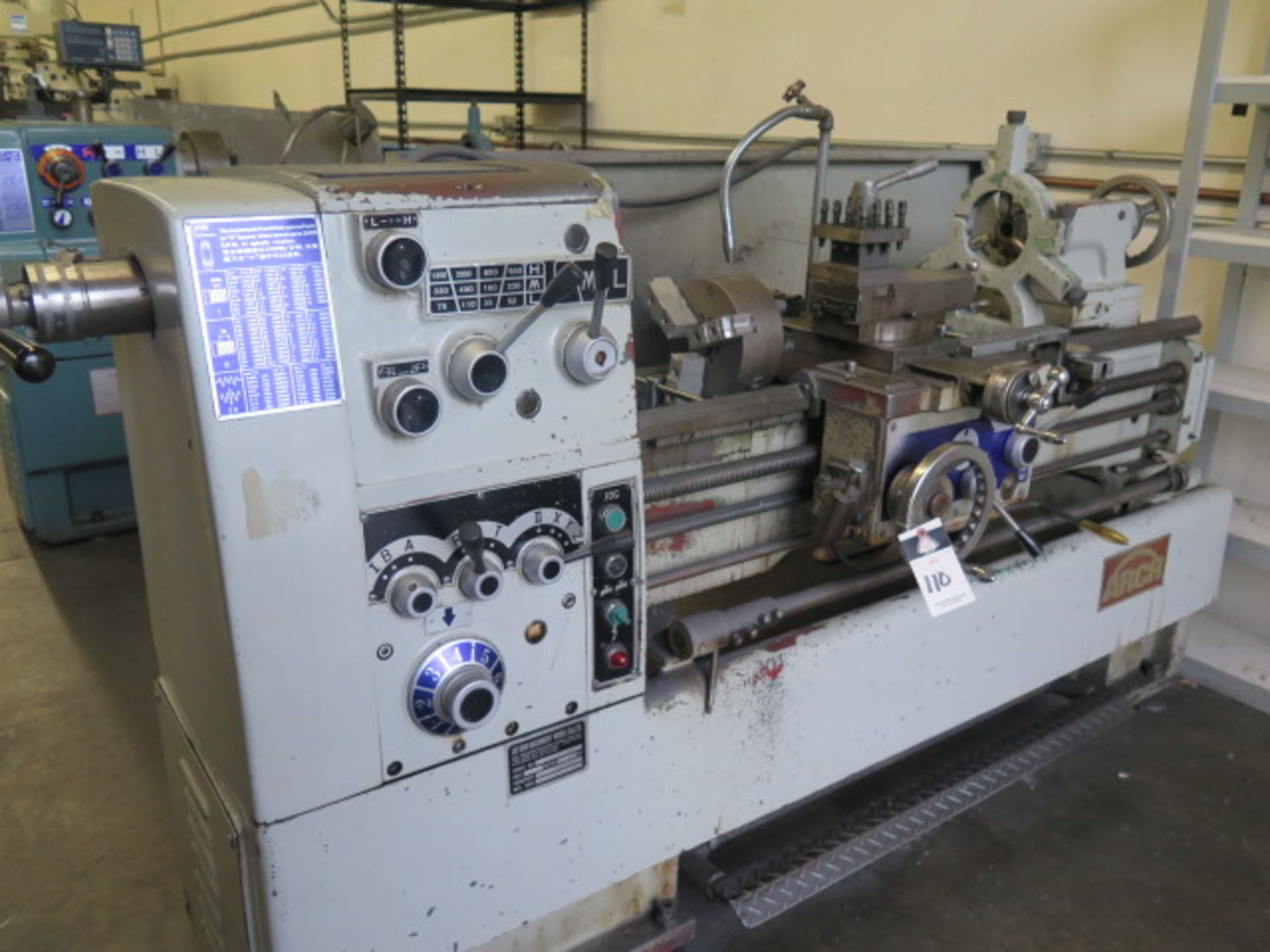 1995 Acra 13” x 46” Geared Head Gap Bed Lathe s/n 9530007 w/ 35-2000 RPM, Inch/mm Threading, - Image 2 of 11