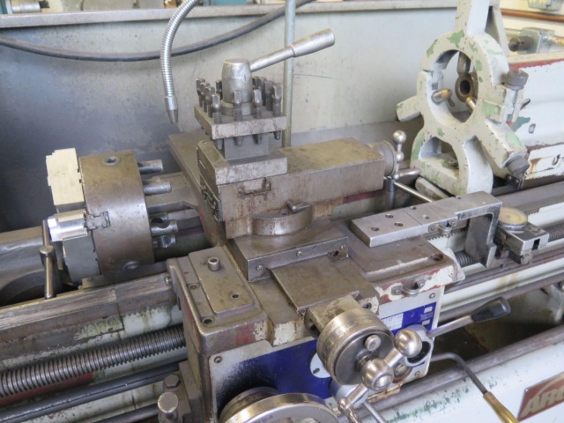 1995 Acra 13” x 46” Geared Head Gap Bed Lathe s/n 9530007 w/ 35-2000 RPM, Inch/mm Threading, - Image 5 of 11