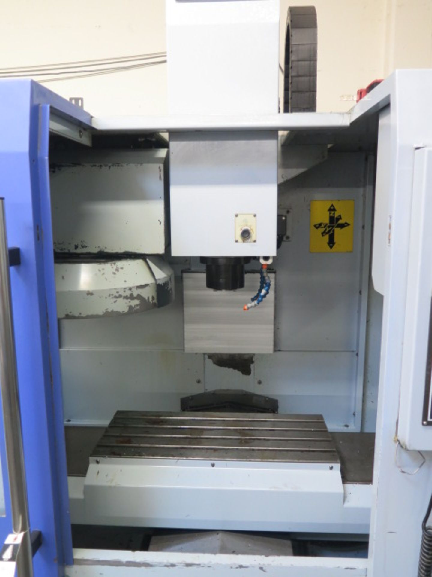 2005 Sharp SV-2412 CNC Vertical Machining Center s/n 30900338 w/ Fanuc Series 0i Mate-MB Controls, - Image 4 of 12