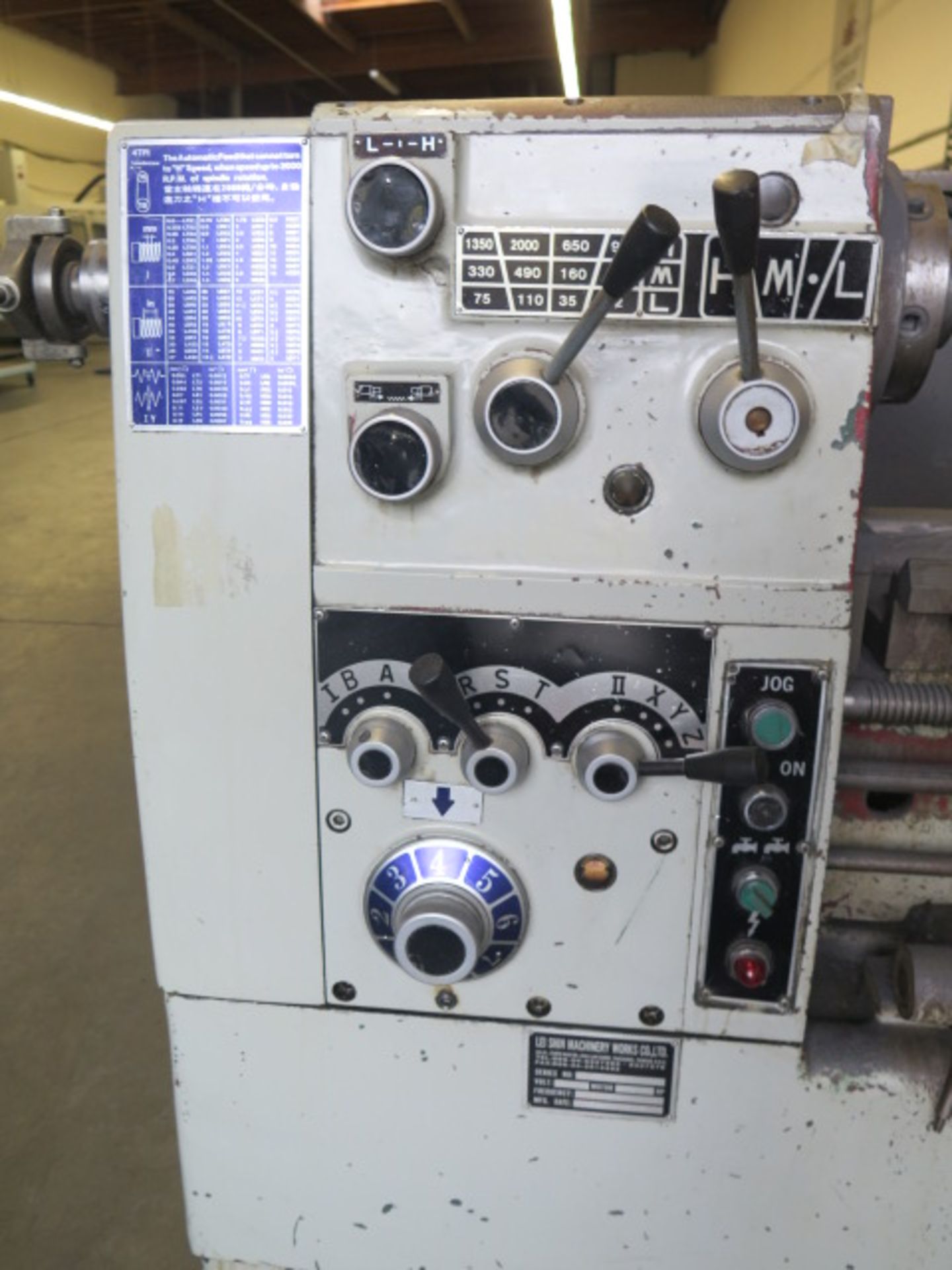 1995 Acra 13” x 46” Geared Head Gap Bed Lathe s/n 9530007 w/ 35-2000 RPM, Inch/mm Threading, - Image 3 of 11