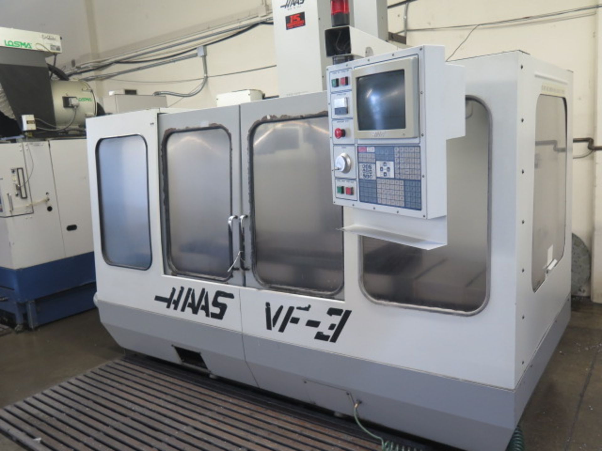 1994 Haas VF-3 4-Axis CNC Vertical Machining Center s/n 83515 w/ Haas Controls, 20-Station ATC, BT- - Image 3 of 12