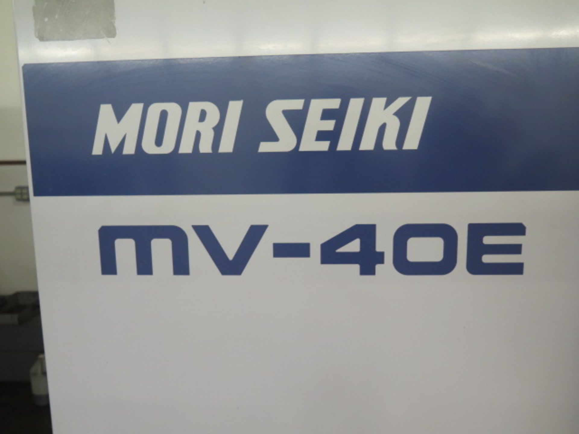 Mori Seiki MV-40E CNC Vertical Machining Center s/n 123 w/ Fanuc Controls, 20-Station Side Mounted - Image 9 of 10