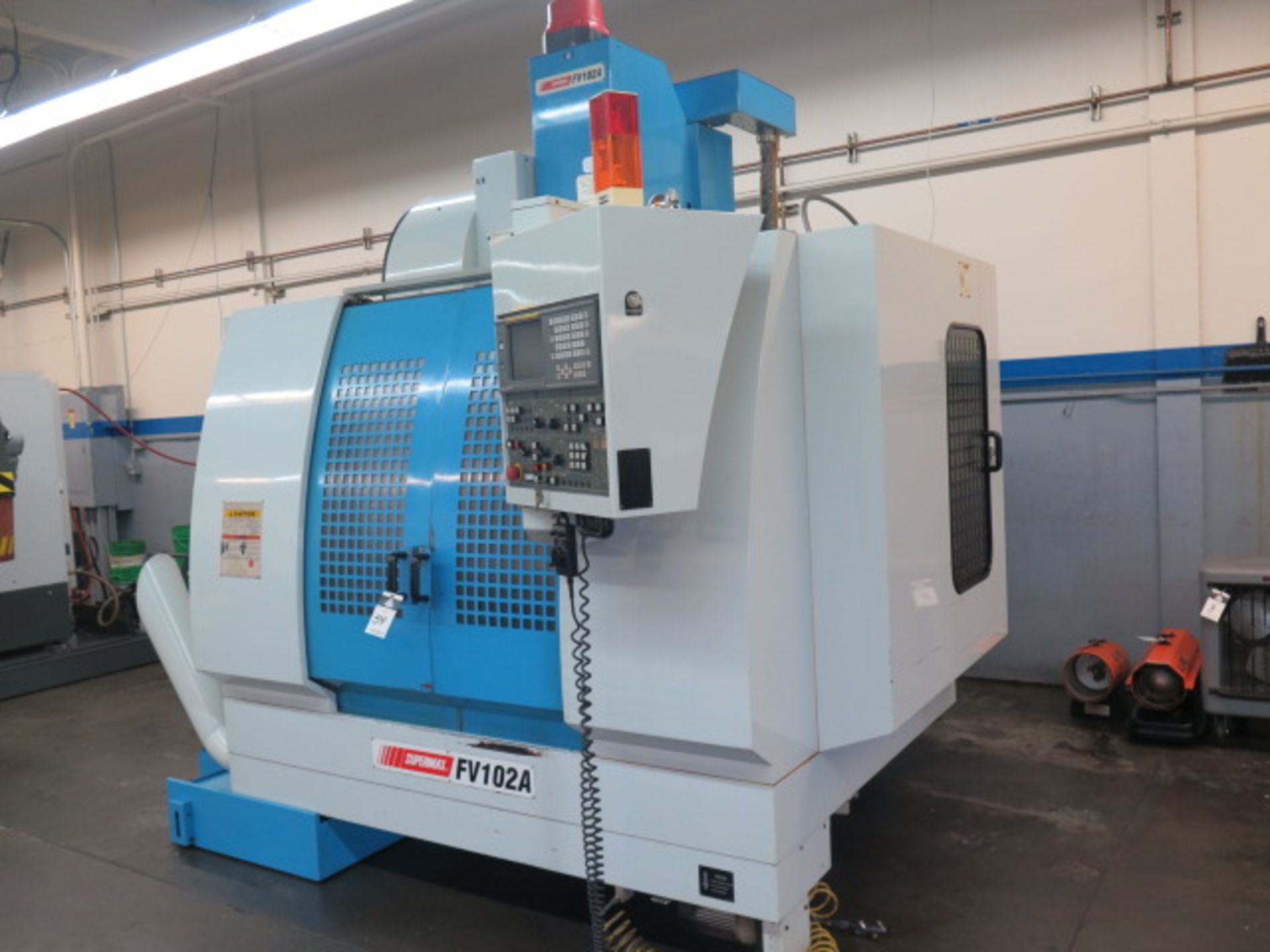 Supermax FV102A CNC Vertical Machining Center s/n 006134 w/ Fanuc Series 18-M Controls, 24-Station - Image 2 of 14