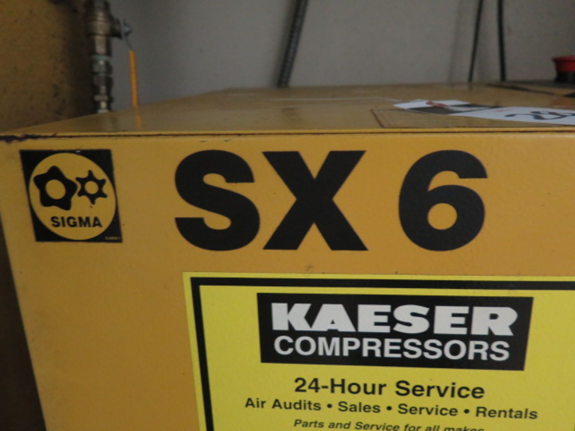 2001 Kaeser SX6 5Hp Rotary Air Compressor s/n 1065 w/ 43,839 Metered Hours, Kaeser TA11 Refrigerated - Image 5 of 8