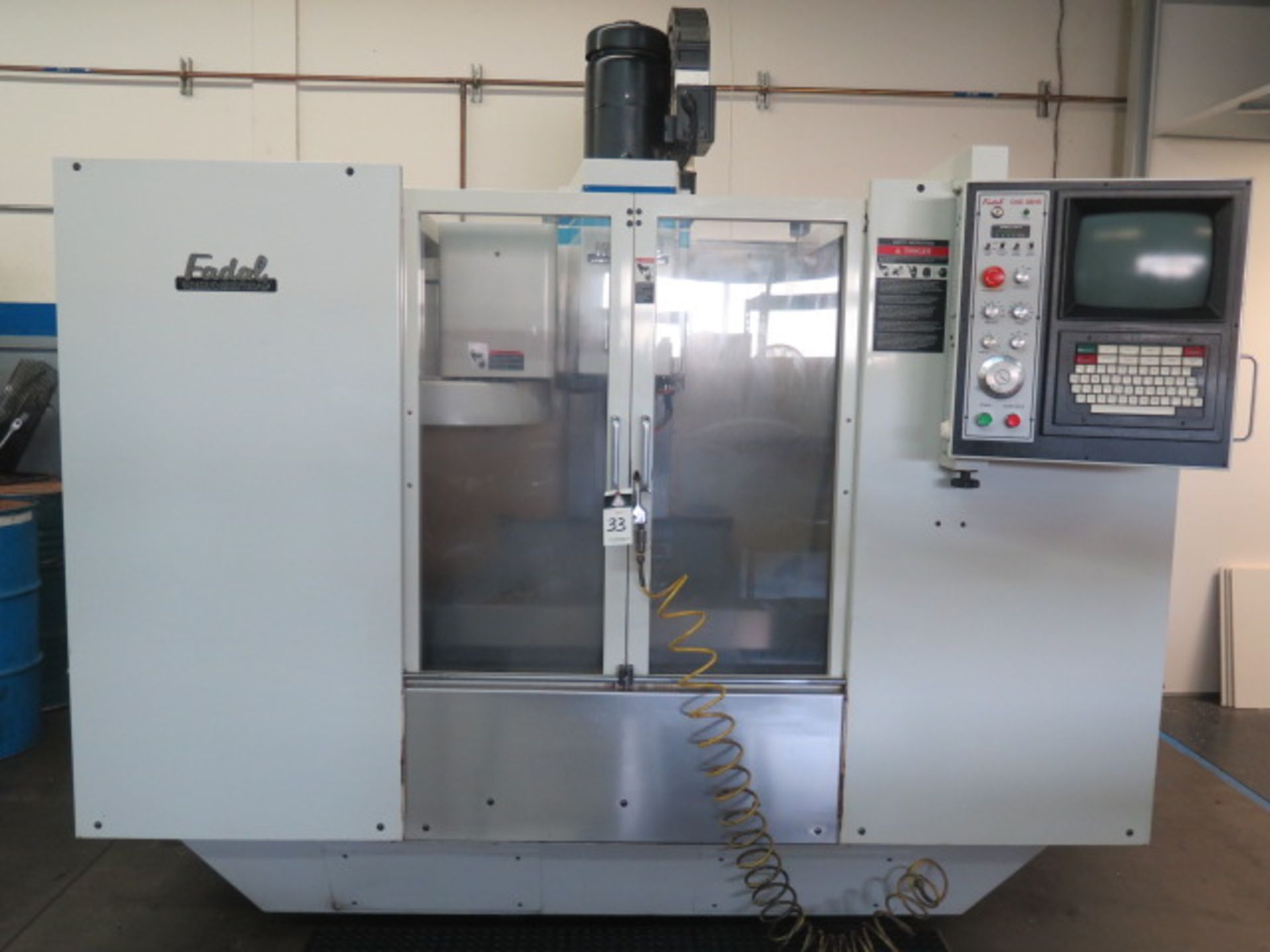 1996 Fadal VMC2216HT mdl. 904-1 CNC Vertical Machining Center s/n 9608167 w/ Fadal CNC88HS Controls,