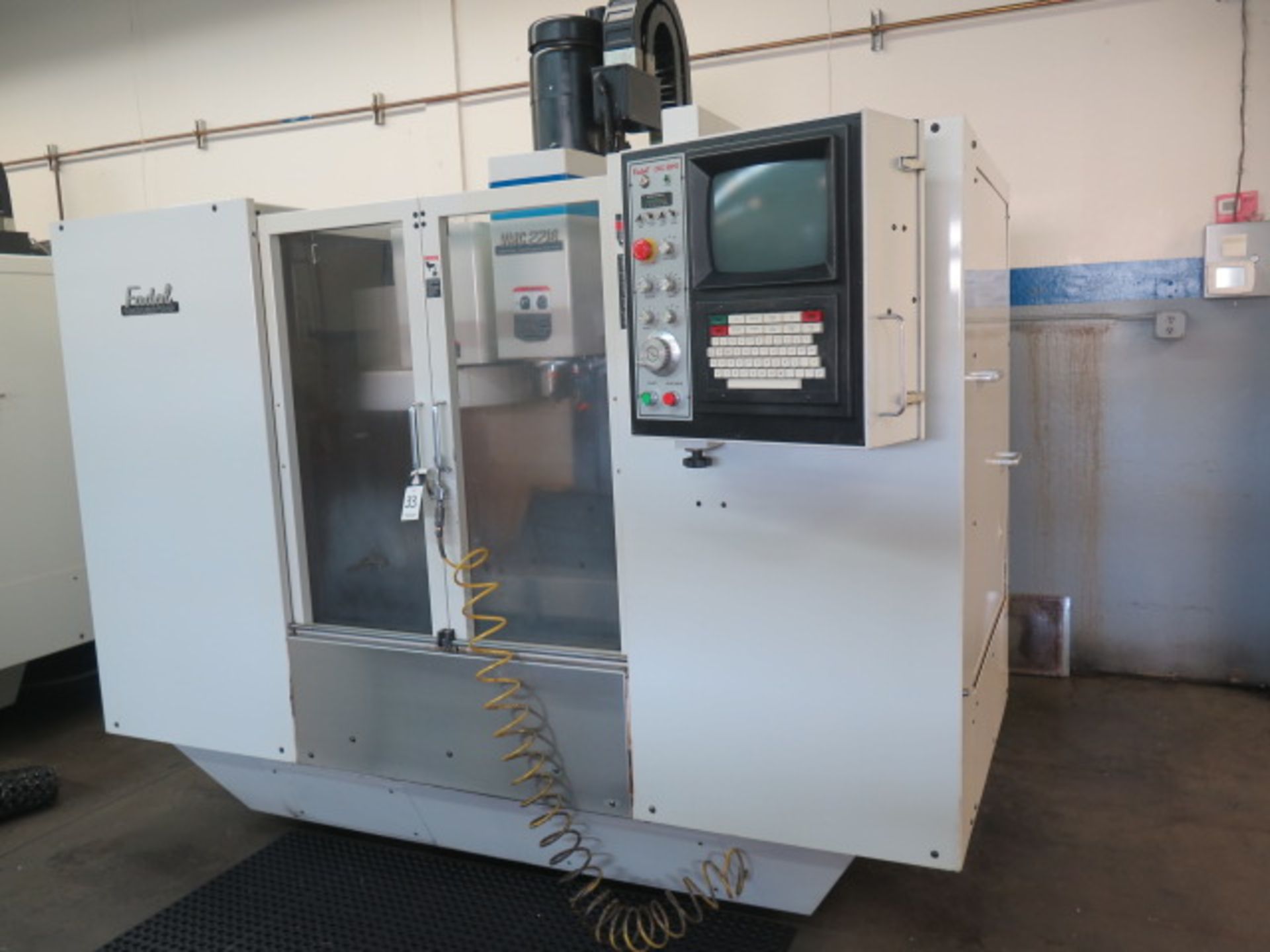 1996 Fadal VMC2216HT mdl. 904-1 CNC Vertical Machining Center s/n 9608167 w/ Fadal CNC88HS Controls, - Image 3 of 11