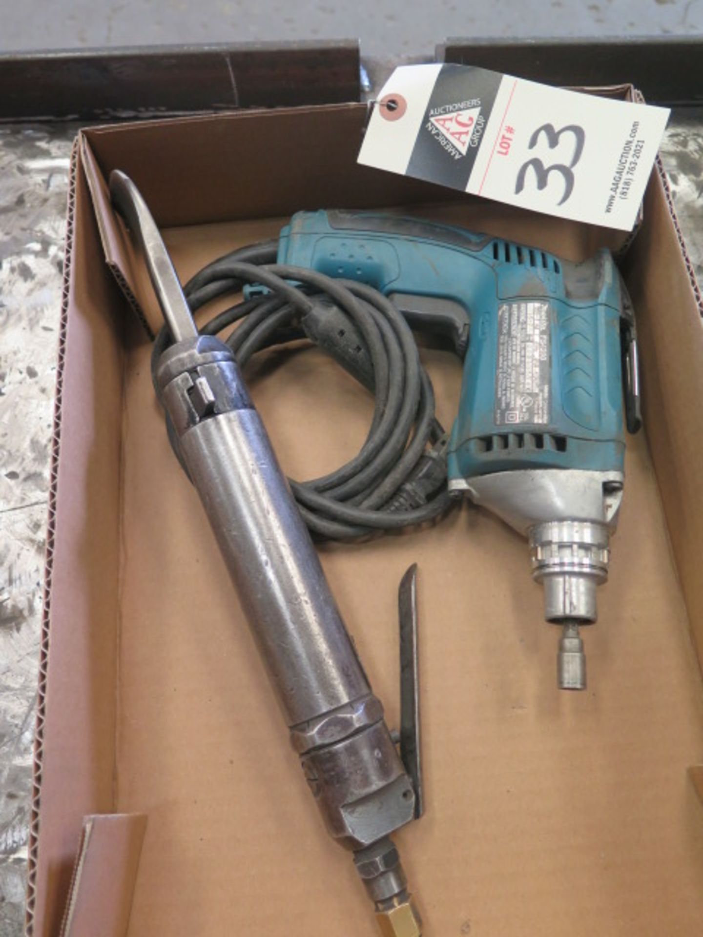 Makita Nut Driver and Pneumatic Chisel