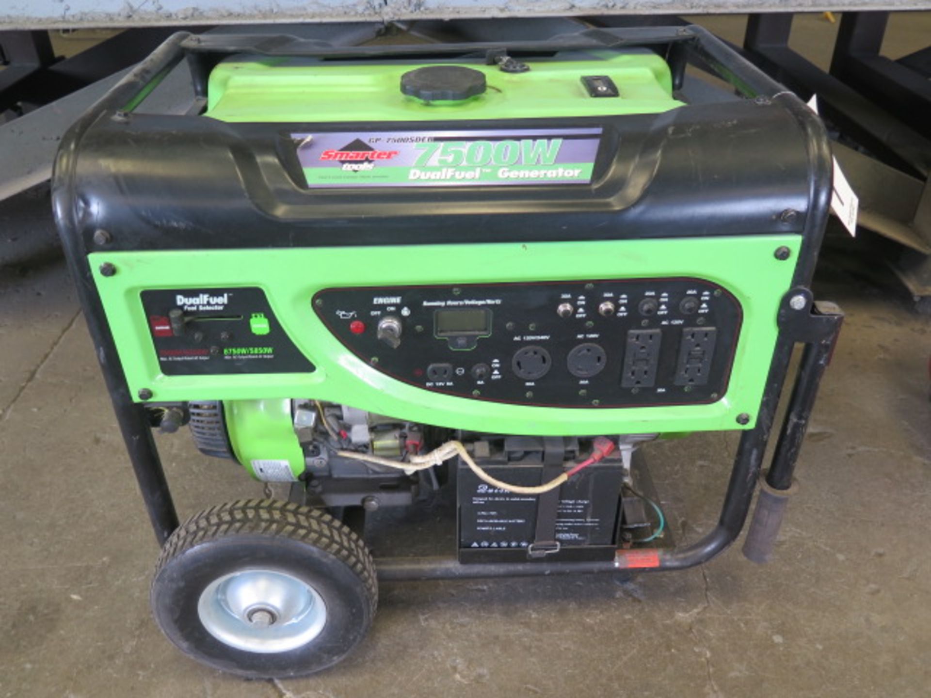 Smarter Tools mdl. GP-7500SDEB 7500 Watt Dual Fuel (Gasoline/Propane) Generator