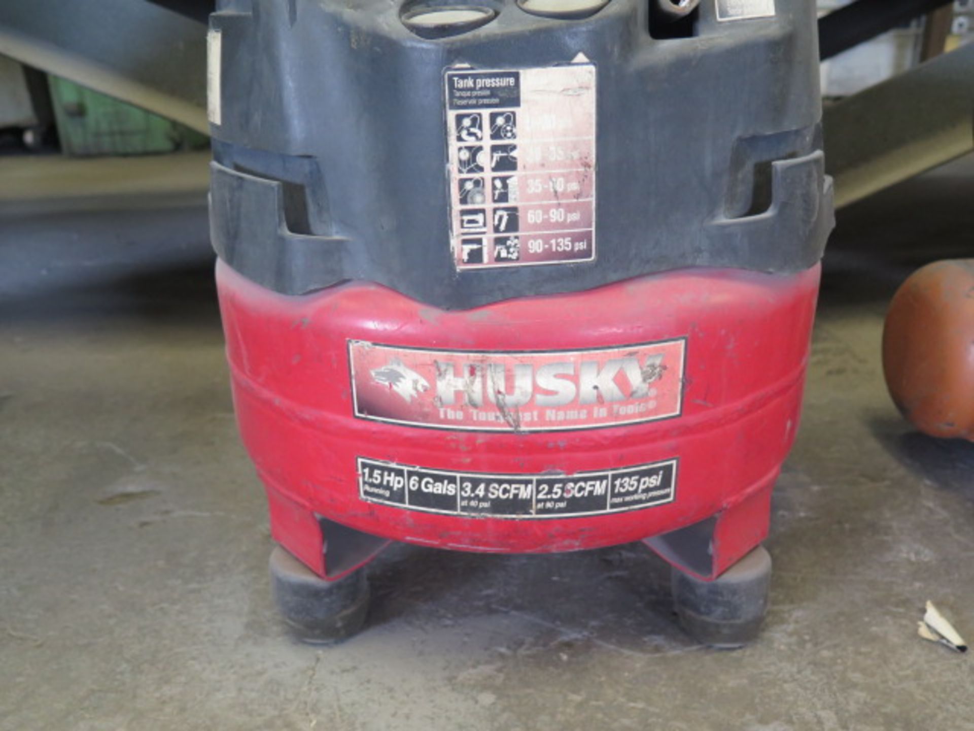 Husky 1.5Hp Portable Air Compressor - Image 3 of 3