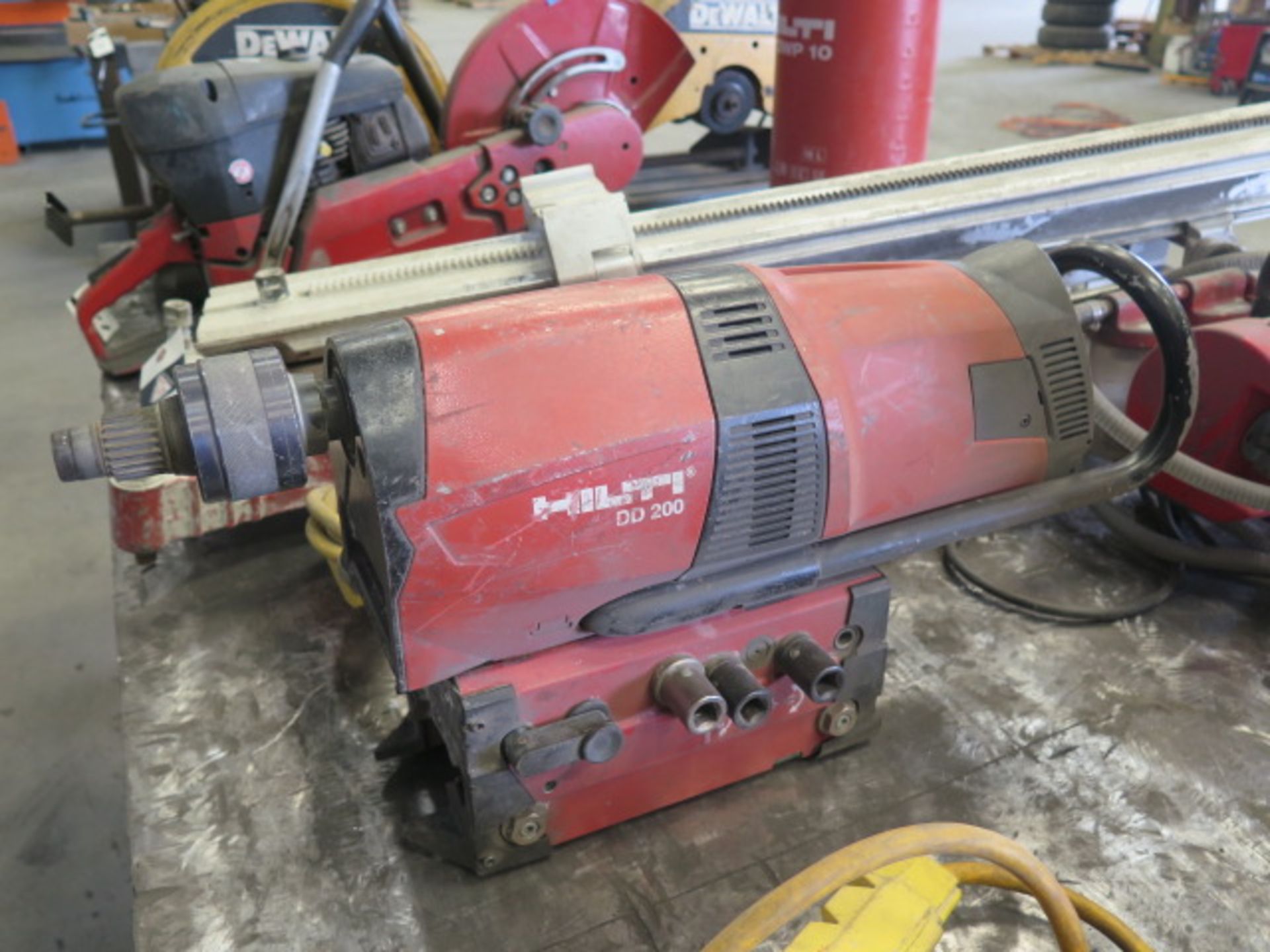 Hilti DD200 Vacuum Base Core Drill w/ Vacuum Pump and Acces - Image 2 of 9