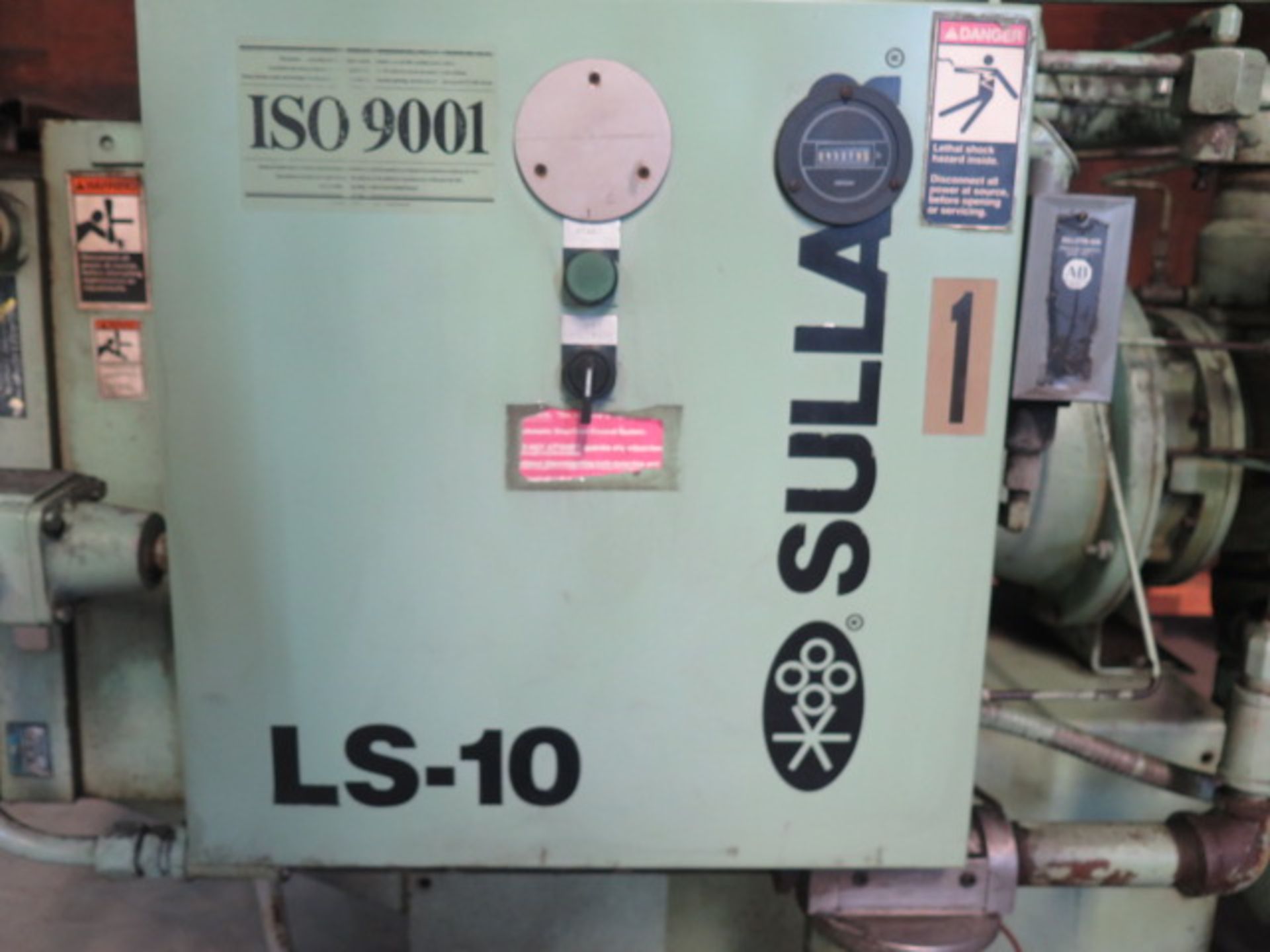 Sullair LS-10 40Hp Rotary Vane Air Compressor (NEEDS MAIN SEAL) w/ 4327 Hours - Image 5 of 7