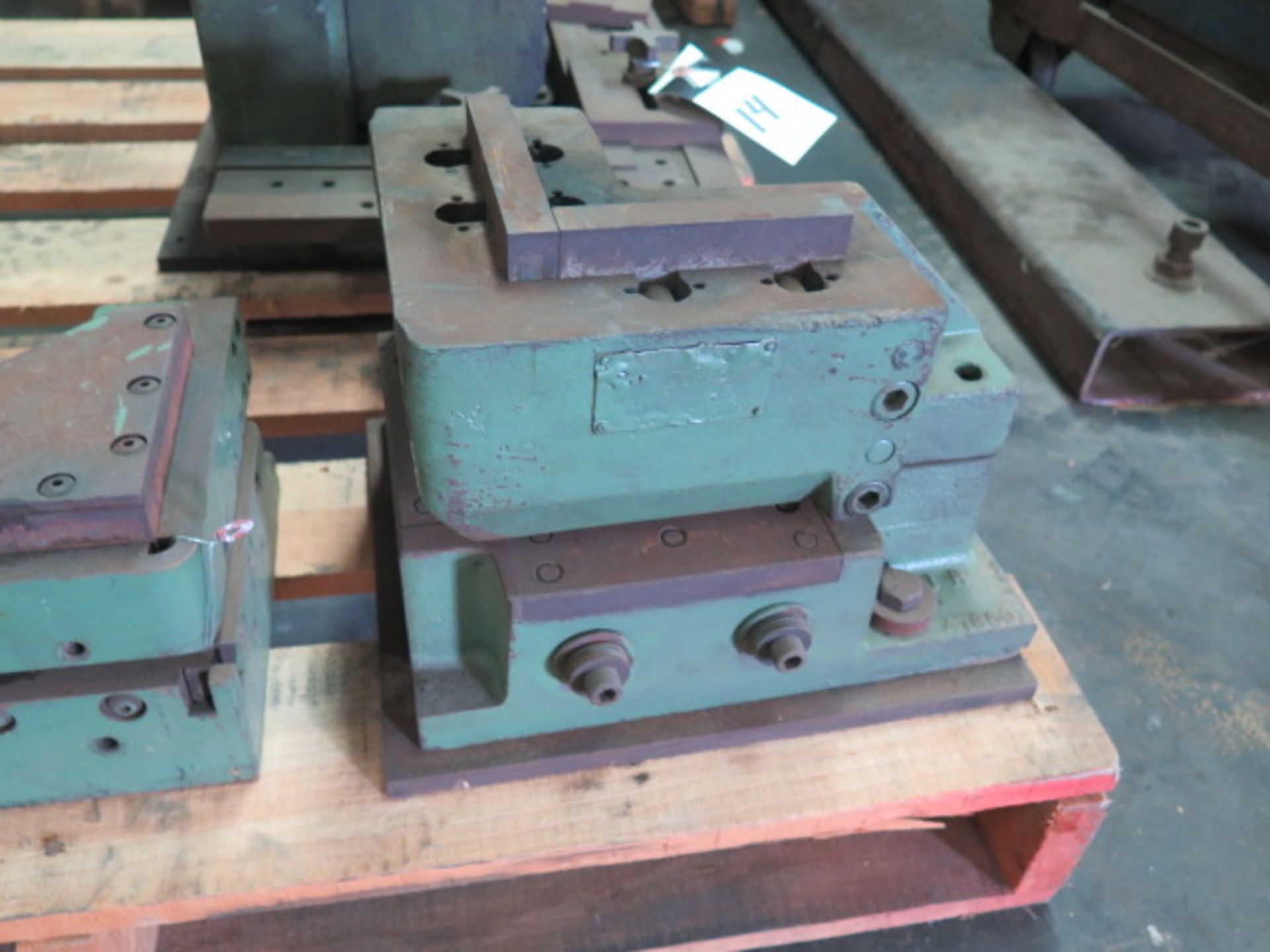 Strippit 5” x 5” Corner Notchers (3) and Strippit 8” Shear Attachment - Image 3 of 6