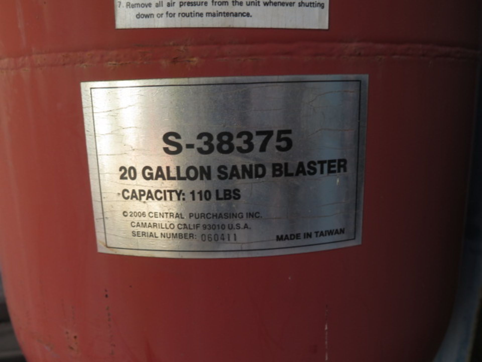 Sand Blasting Pot - Image 2 of 2