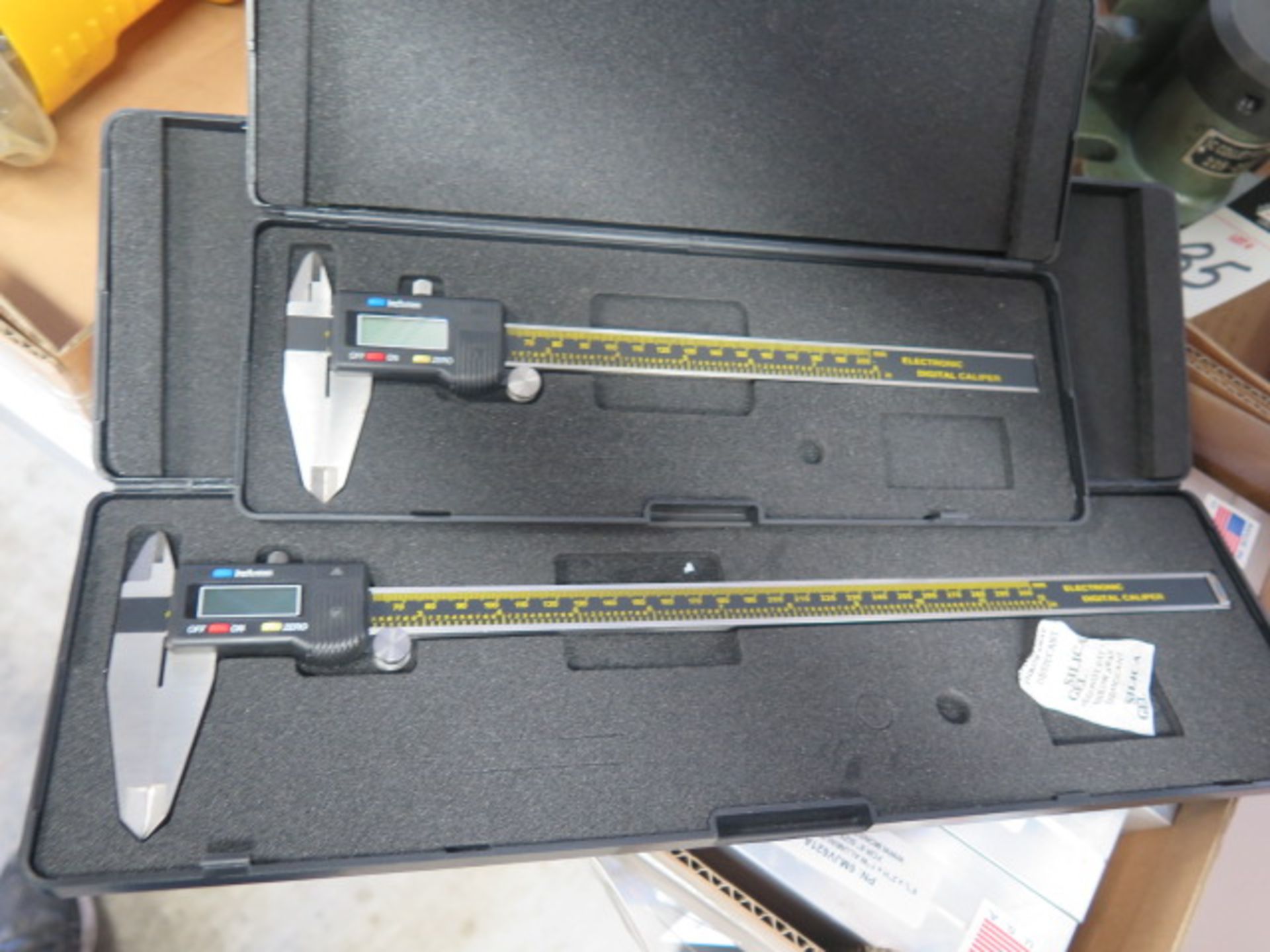 Fowler 20” Digital “EZ-Drum” Caliper, 8” and 12” Digital Calipers - Image 2 of 4