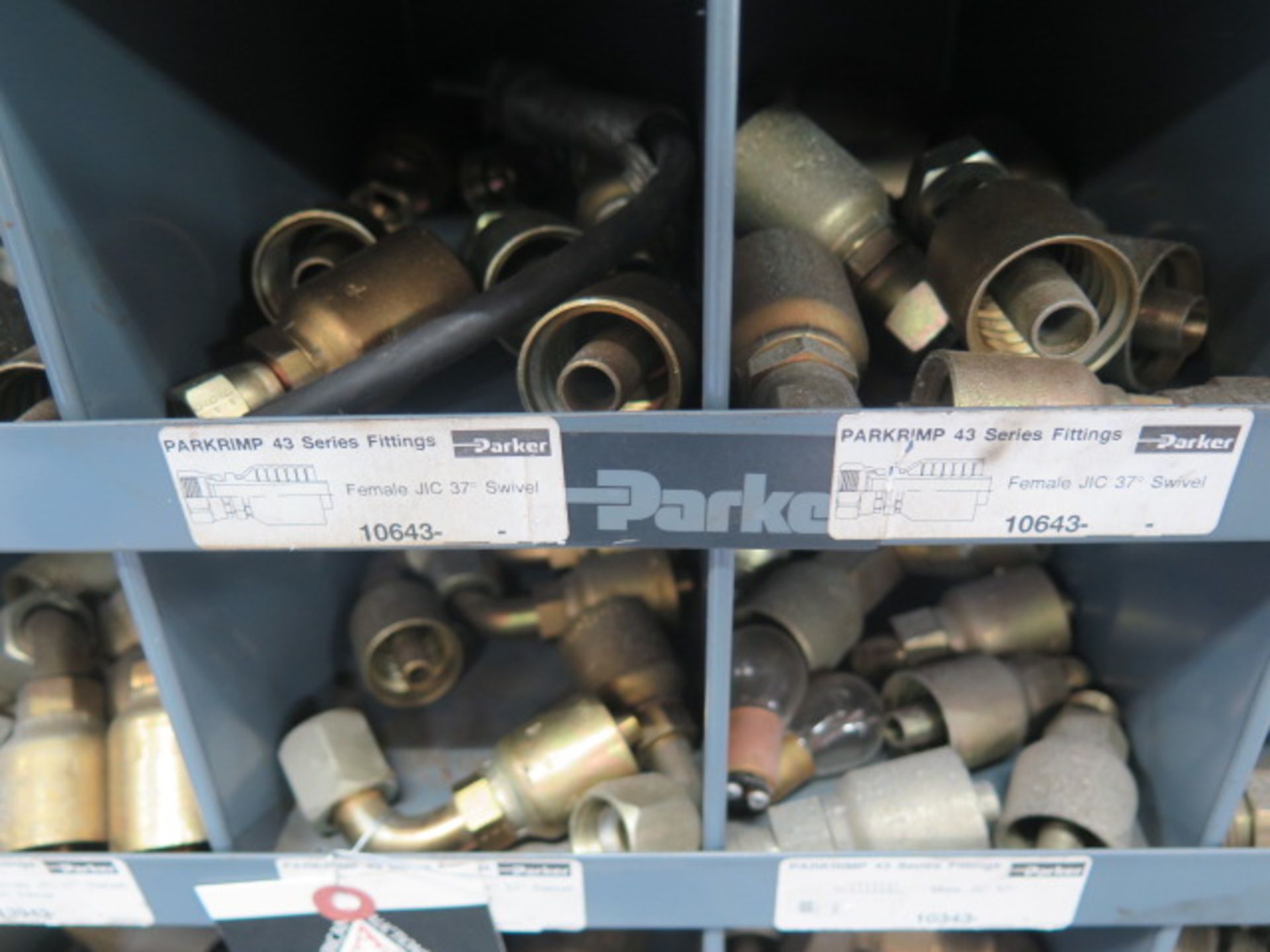 Hydraulic Hose Fittings and Cabinet - Image 2 of 3