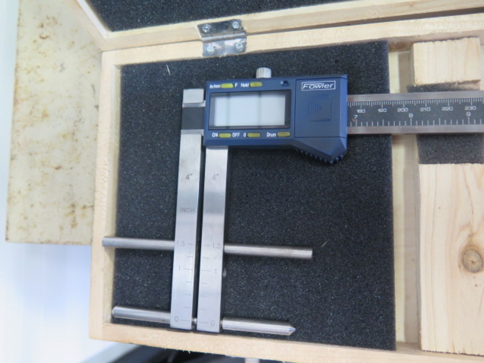 Fowler 20” Digital “EZ-Drum” Caliper, 8” and 12” Digital Calipers - Image 4 of 4