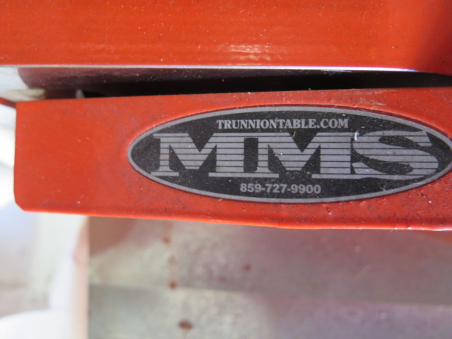 MMS 4th Axis Trunion w/ Haas Mount, Tailstock, 9” x 19 ½” Fixture Area - Image 3 of 3