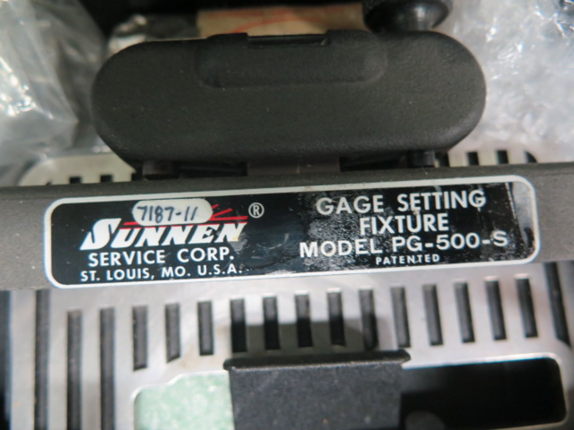 Sunnen PG-500-S Setting Fixture w/ Finger Set (NEEDS REPAIR) - Image 3 of 3