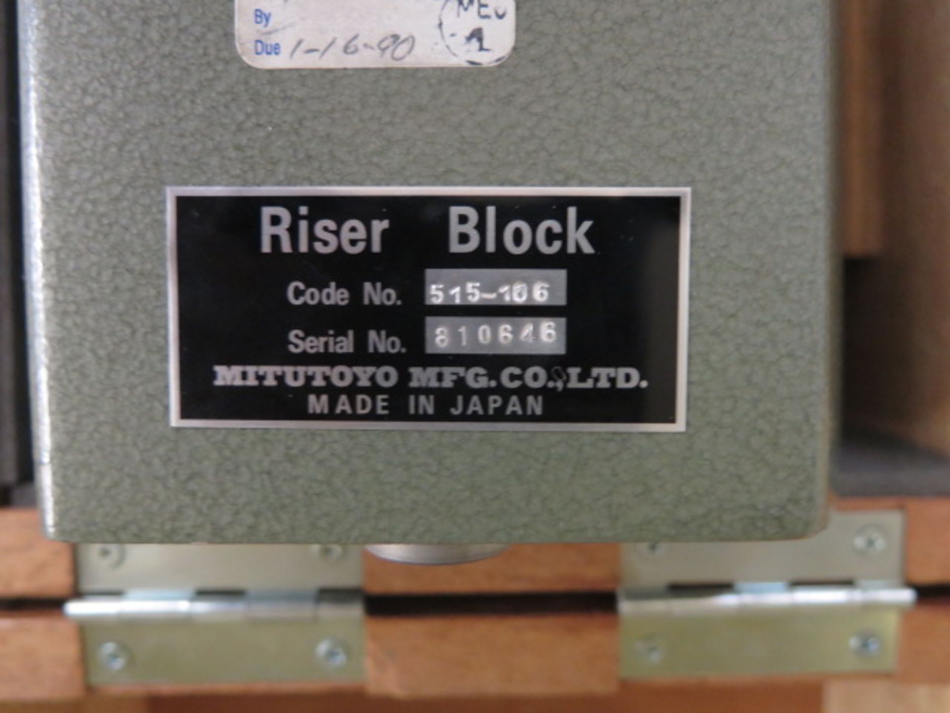 Mitutoyo 6" Riser for Height Master - Image 3 of 3