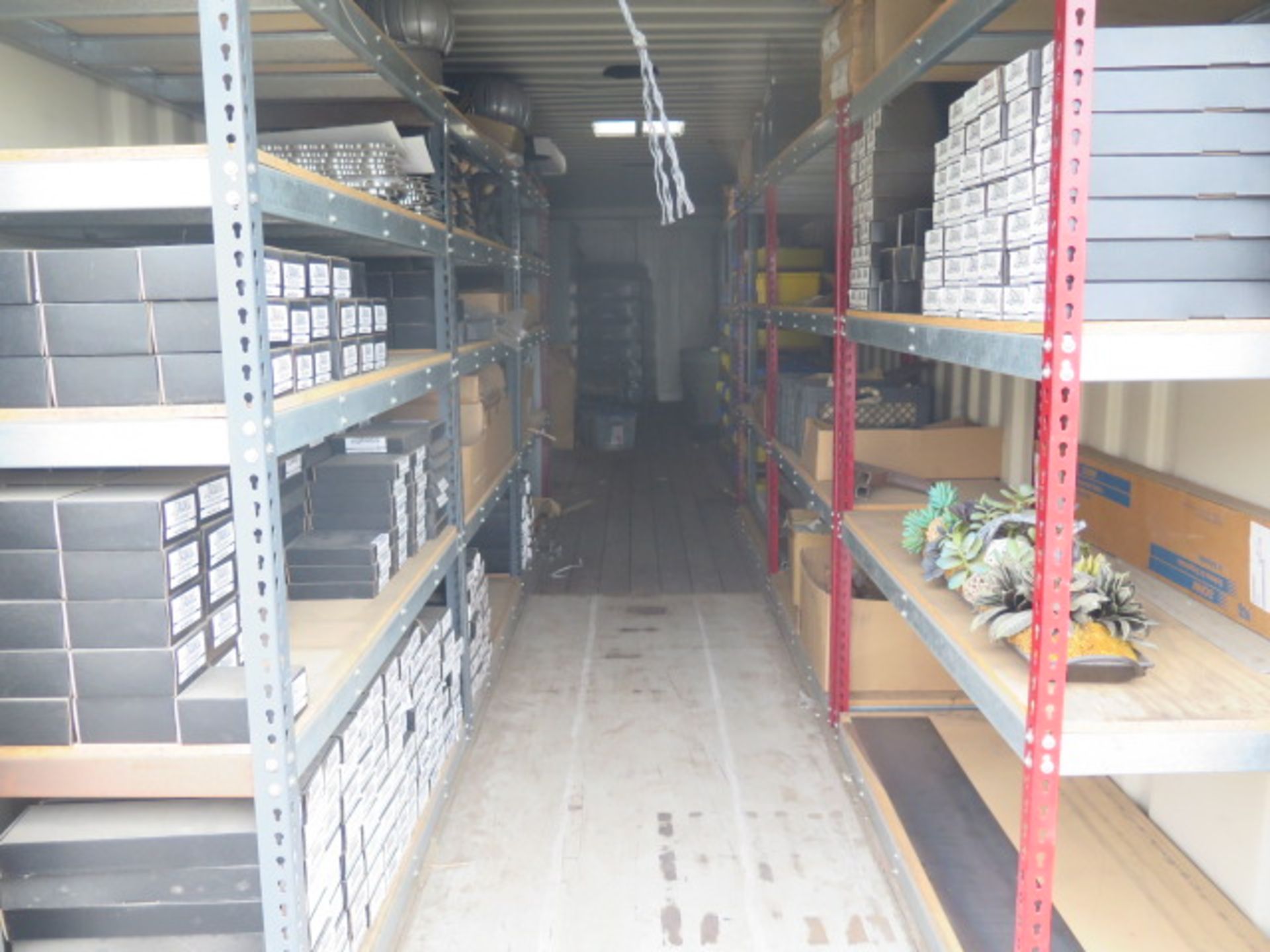 40’ Storage Container w/ Large Quantity of Aftermarket Automotive Products and Shelving - Image 4 of 13