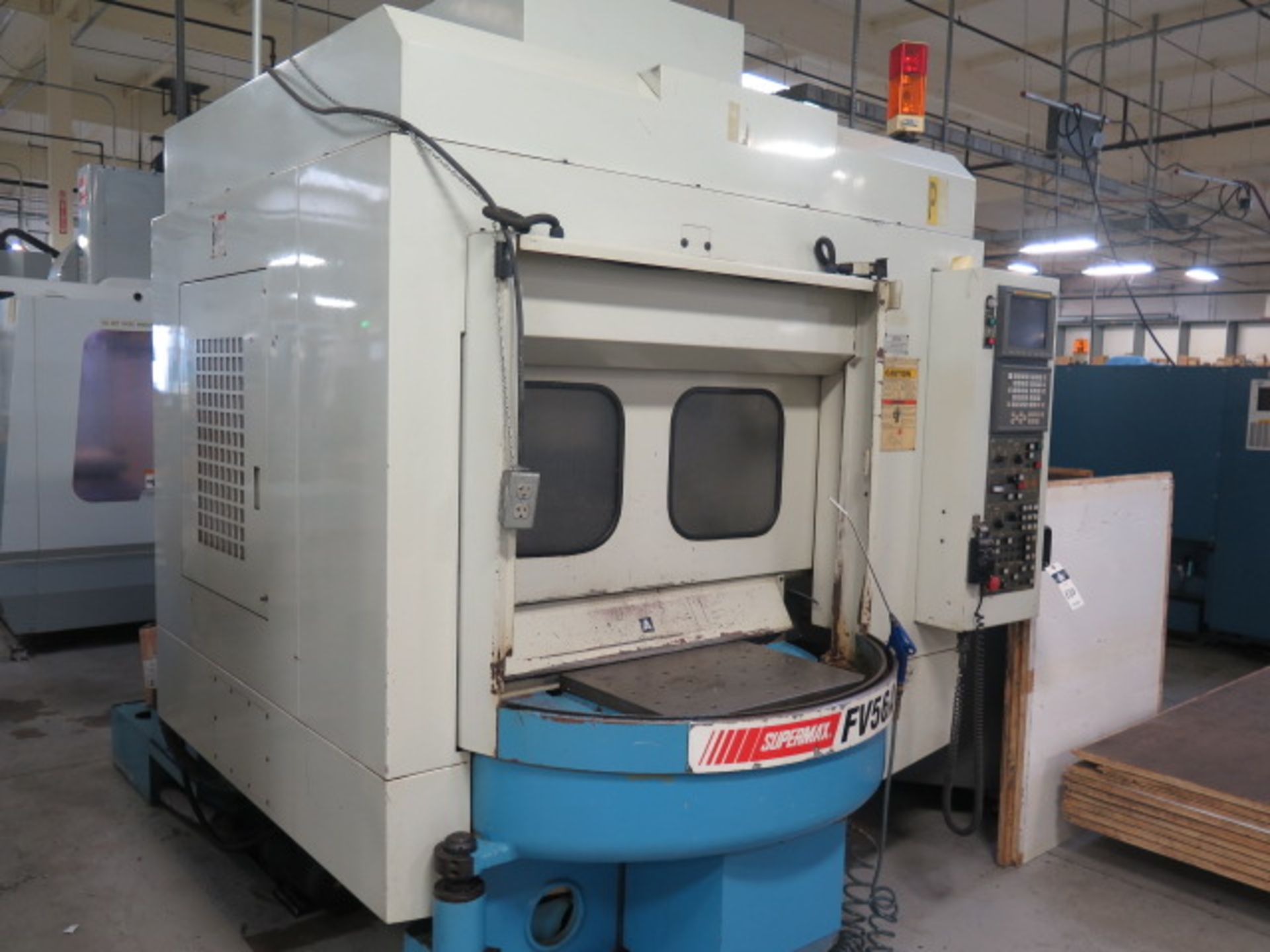 2000 Supermax FV56A 2-Pallet CNC Vertical Machining Center s/n 005110 w/ Fanuc Series 18-M Controls, - Image 2 of 12