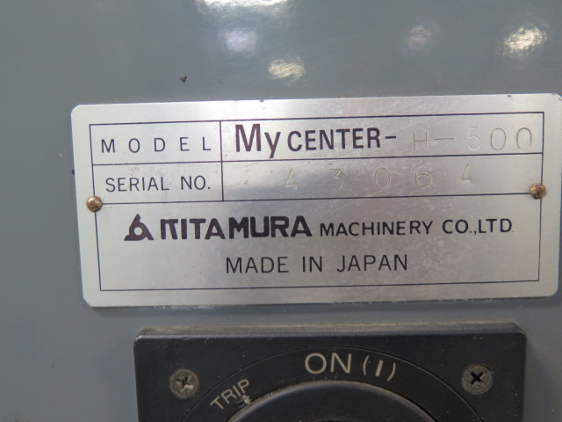 Kitamura MyCenter H-500 2-Pallet 4-Axis CNC Horizontal Machining Center s/n 43064 w/ Fanuc Series - Image 11 of 12