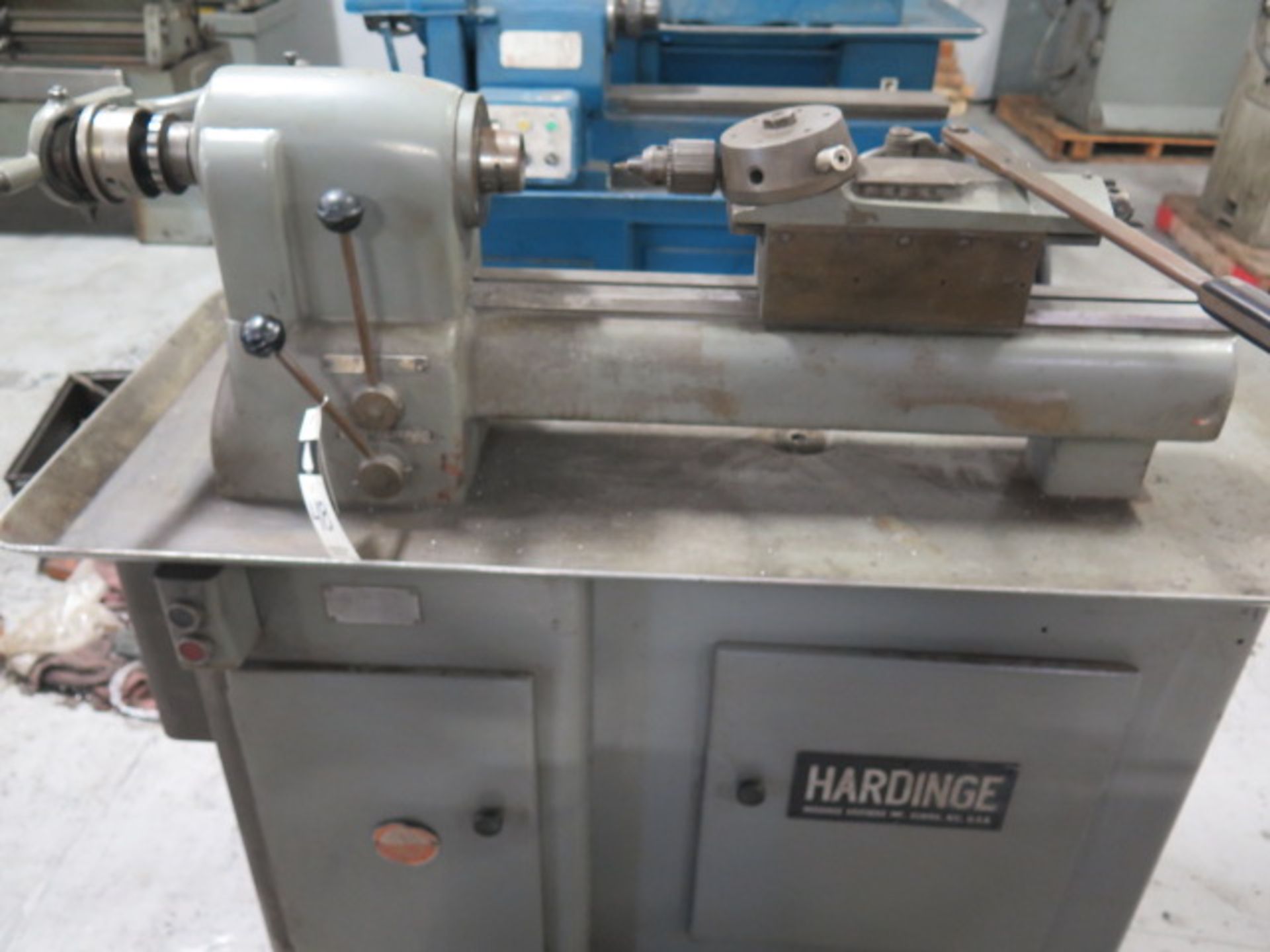 Hardinge mdl. 59 Second OP Lathe s/n 59-16110 w/ 230-3900 RPM, 8-Speeds, 5C Collet Closer, 6-Station