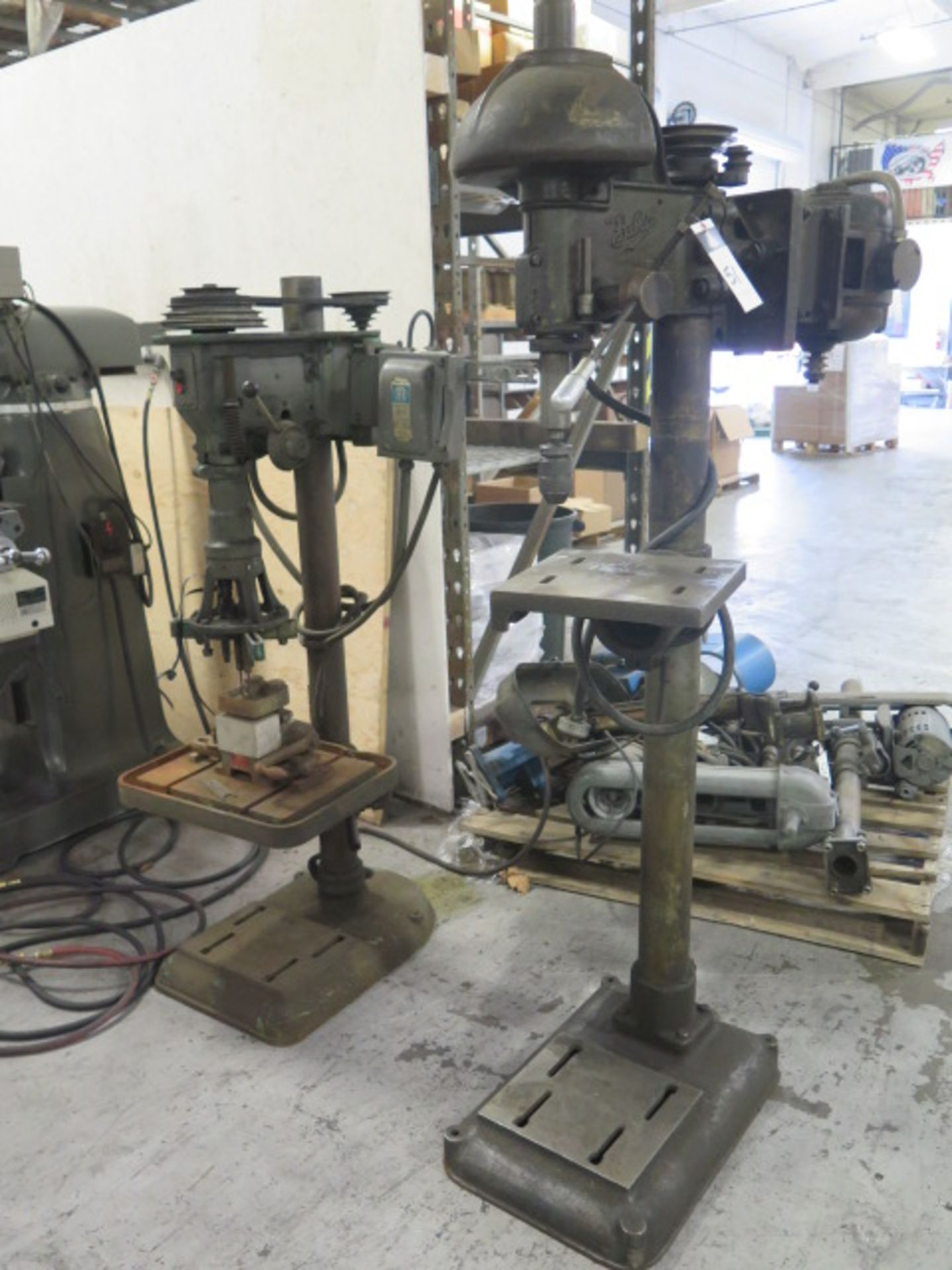 Buffalo No. 18 and Rockwell Pedestal Drill Presses