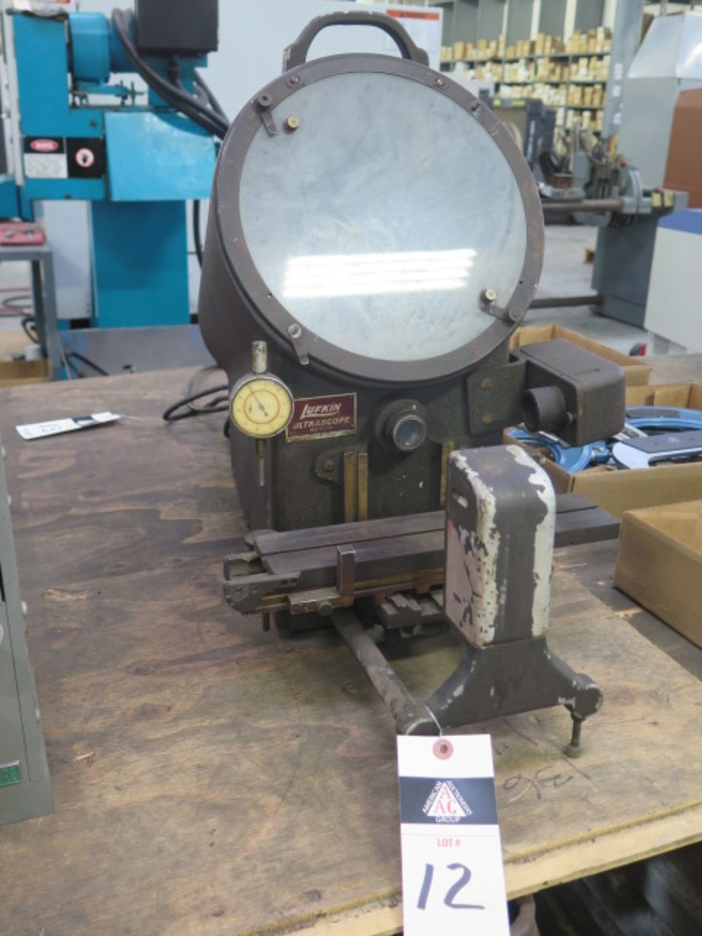 Lufkin mdl. 1200A 10" Bench Model Optical Comparator