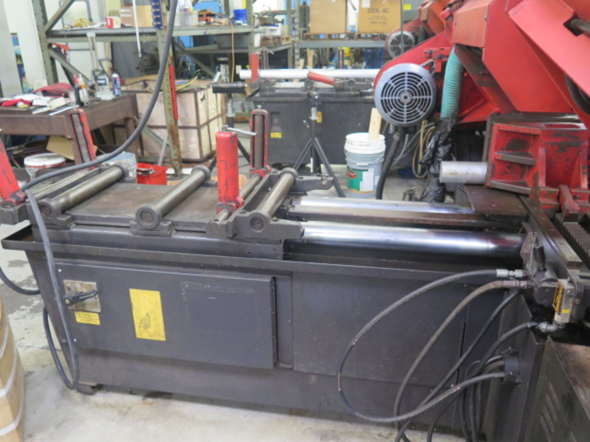 Amada HA-400W 16” Automatic Hydraulic Horizontal Band Saw s/n 40660140 w/ Amada Controls, - Image 9 of 11