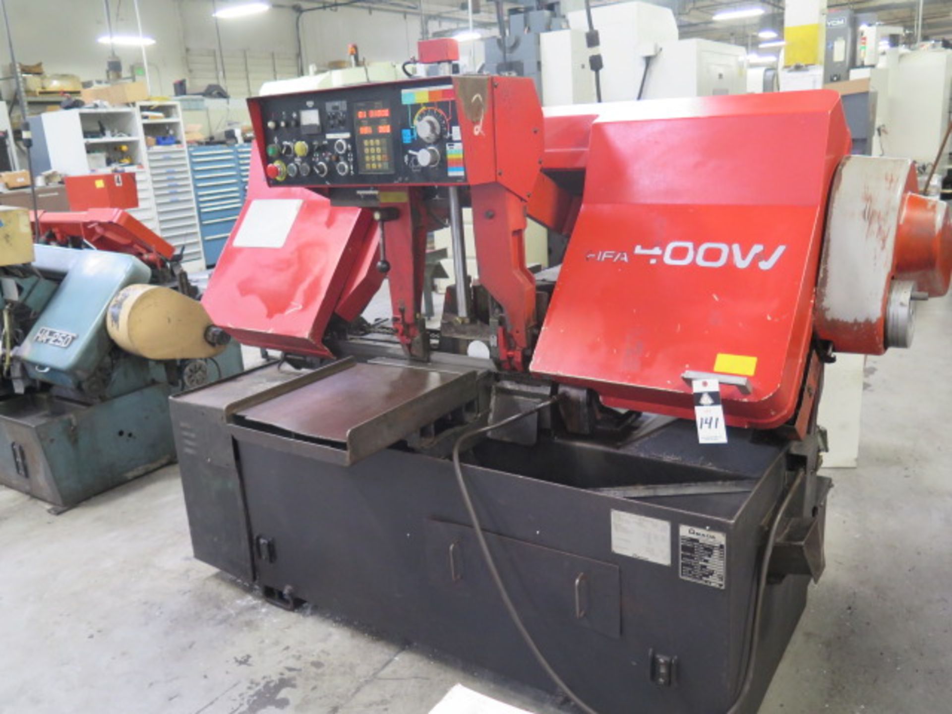 Amada HA-400W 16” Automatic Hydraulic Horizontal Band Saw s/n 40660140 w/ Amada Controls, - Image 3 of 11