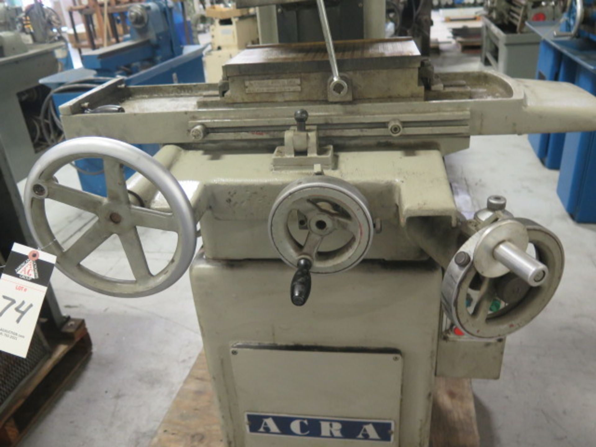 Acra Kong Kuang mdl. RS-612 6” x 12” Surface Grinder s/n 612012 w/ Magnetic Chuck - Image 4 of 7